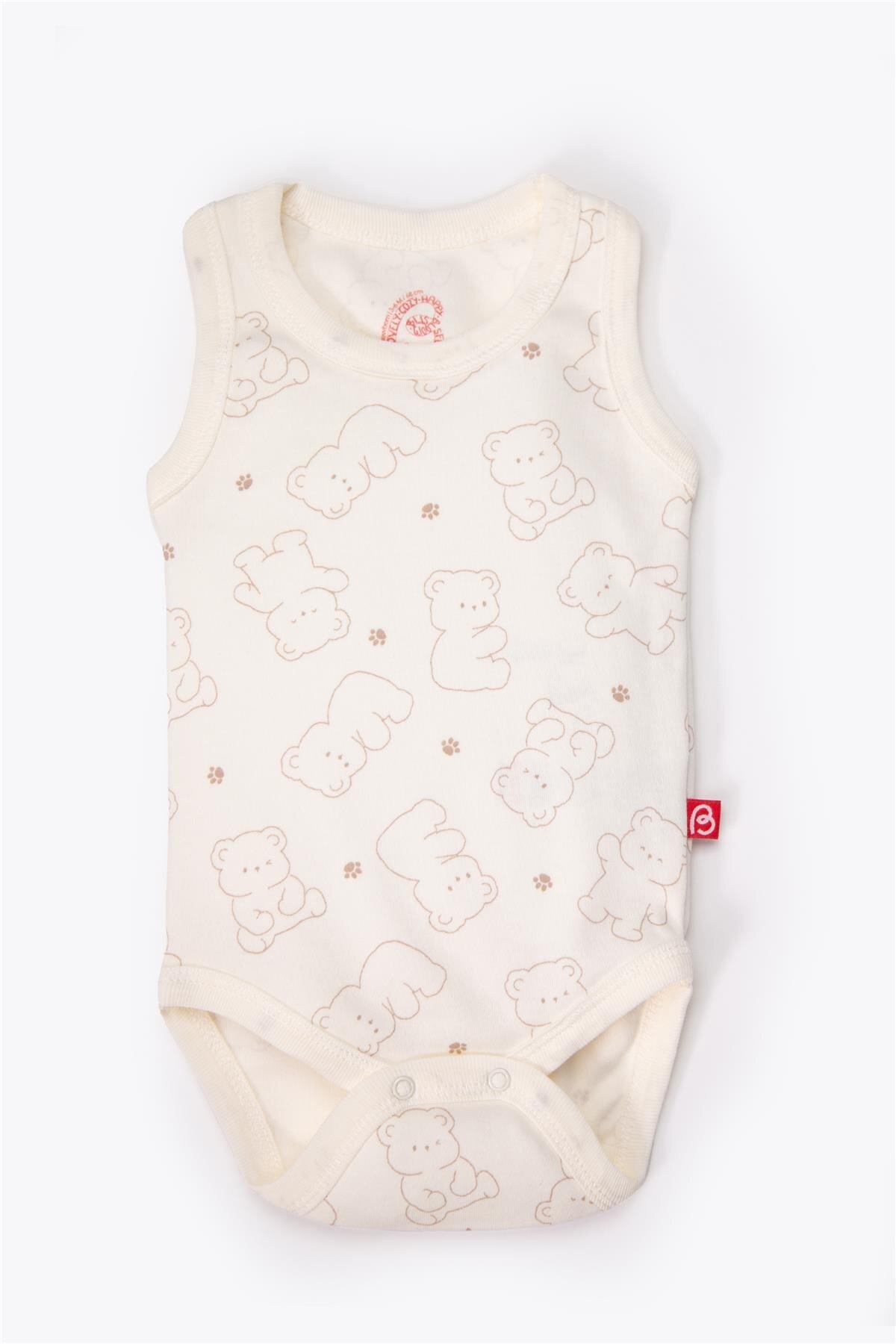 Bebetto ATLET BODY 3LÜ (CUTE BEAR) BEJ fotoğrafı 6 (önizleme)