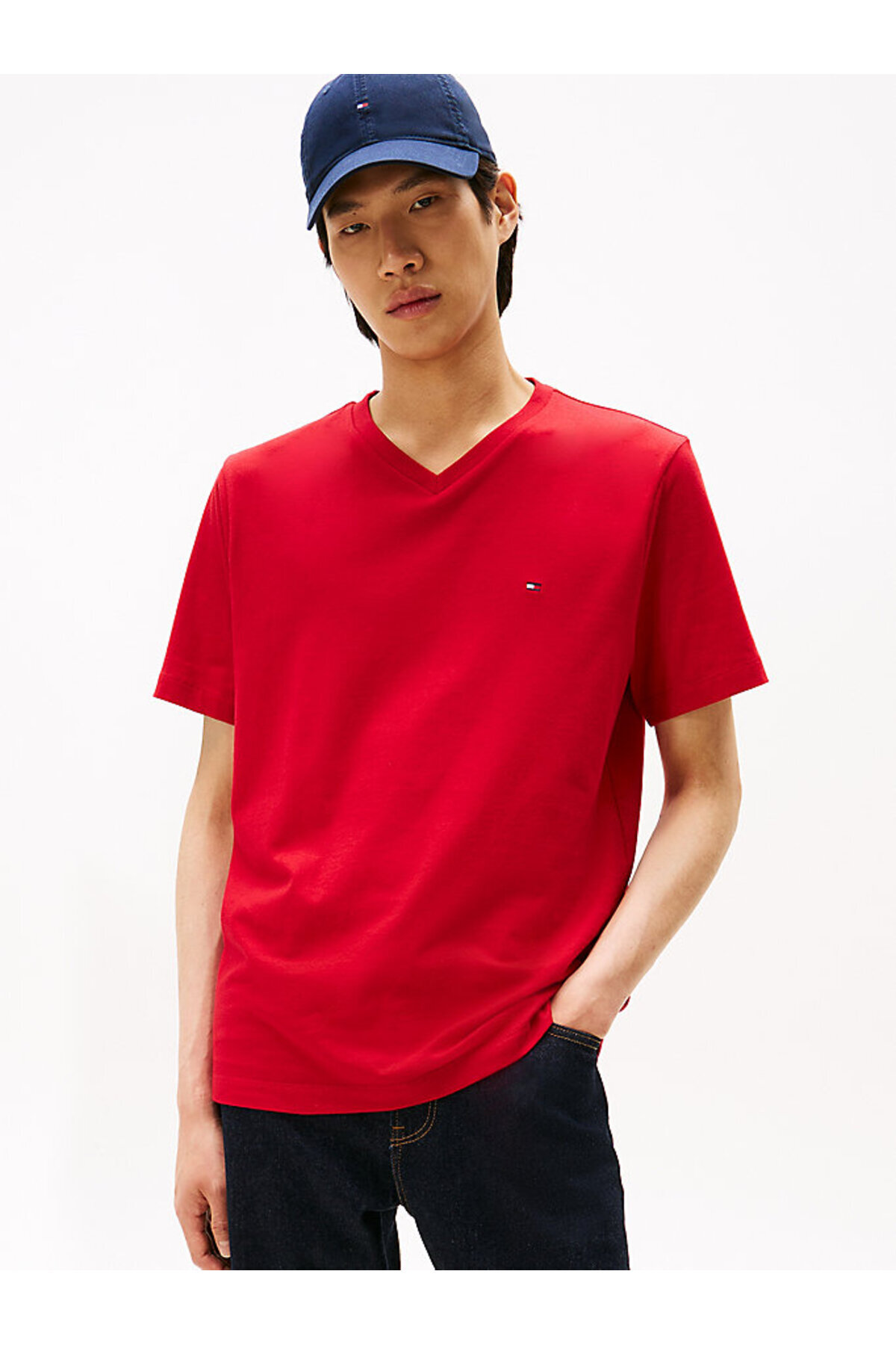 تامی هیلفیگر تی‌شرت یقه هفت مردانه Essential