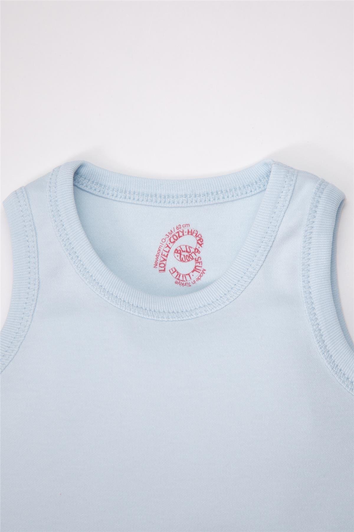 Bebetto ATLET BODY 5Lİ (ALWAYS 40/1 İNTERLOK) MAVİ fotoğrafı 5 (önizleme)