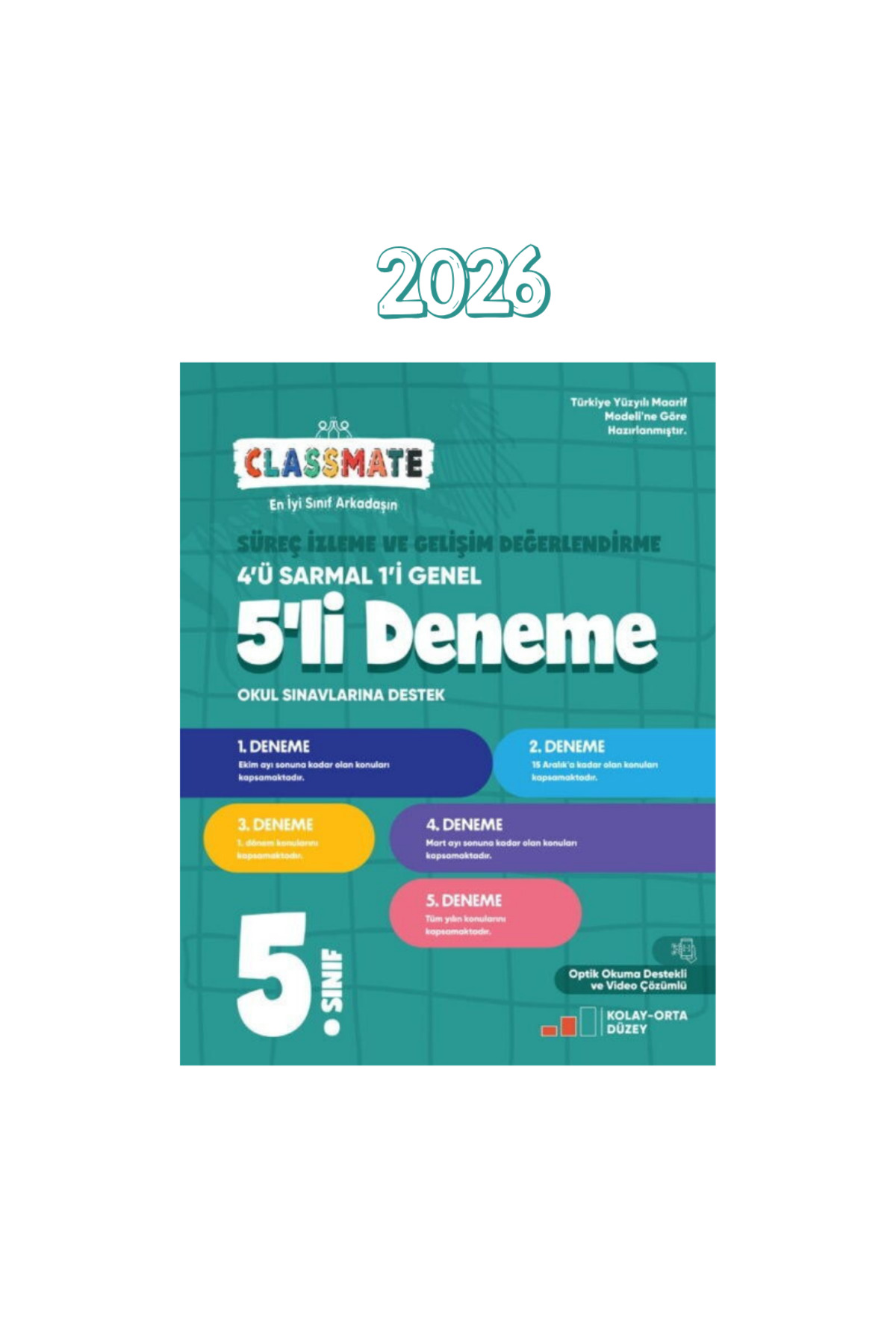 Bes Yayınları 2026 Okyanus Yayınları 5. Sınıf Classmate Süreç