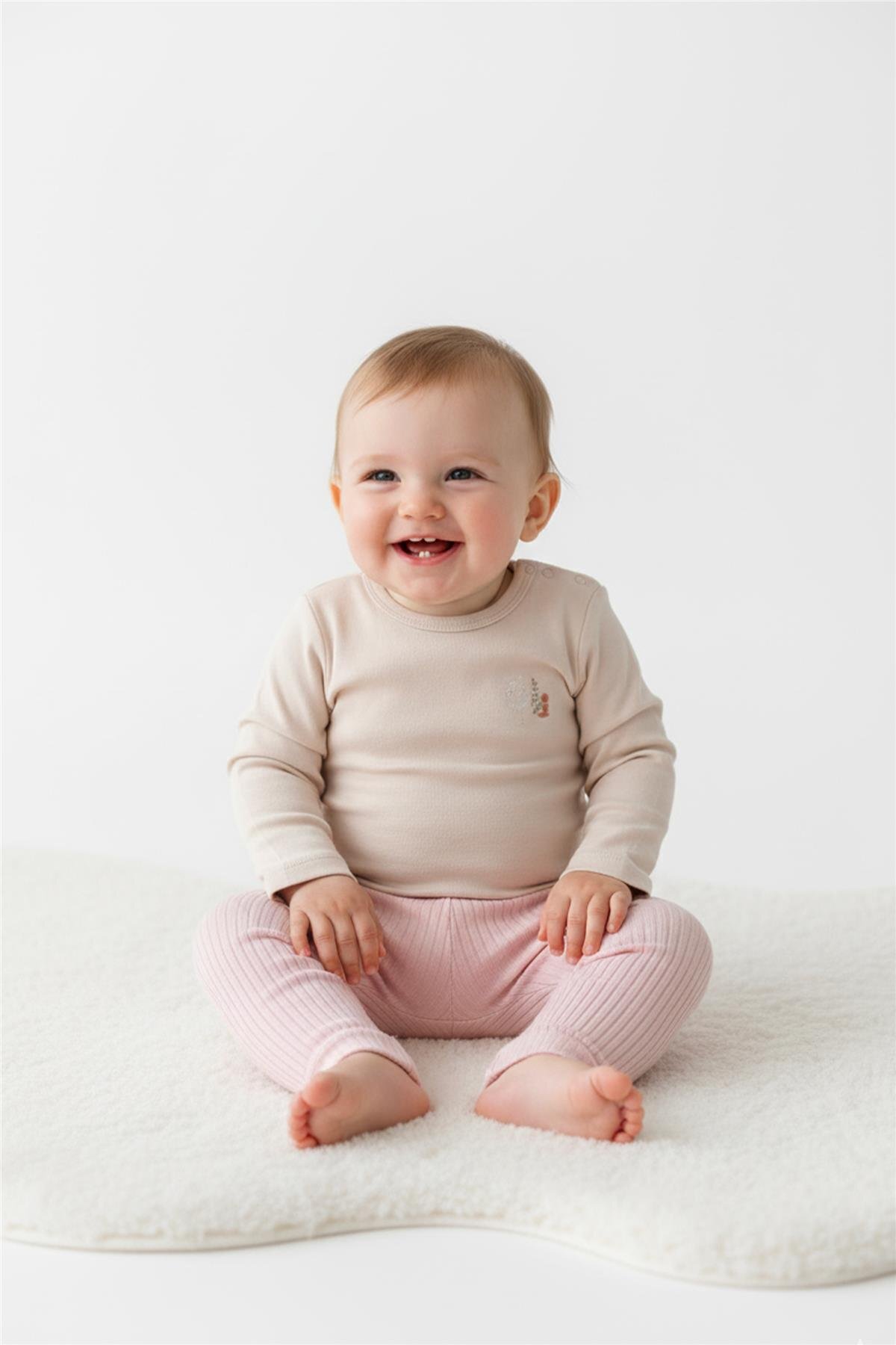 Bebetto İNTERLOK TAYT 2Lİ (CUTE BUNNY) PEMBE fotoğrafı 4 (önizleme)