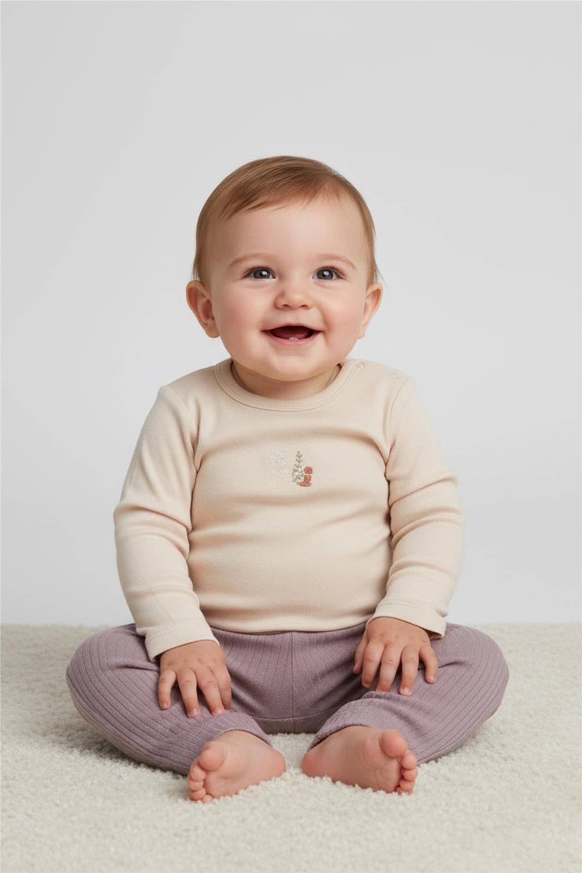 Bebetto İNTERLOK TAYT 2Lİ (CUTE BUNNY) MOR fotoğrafı 4 (önizleme)