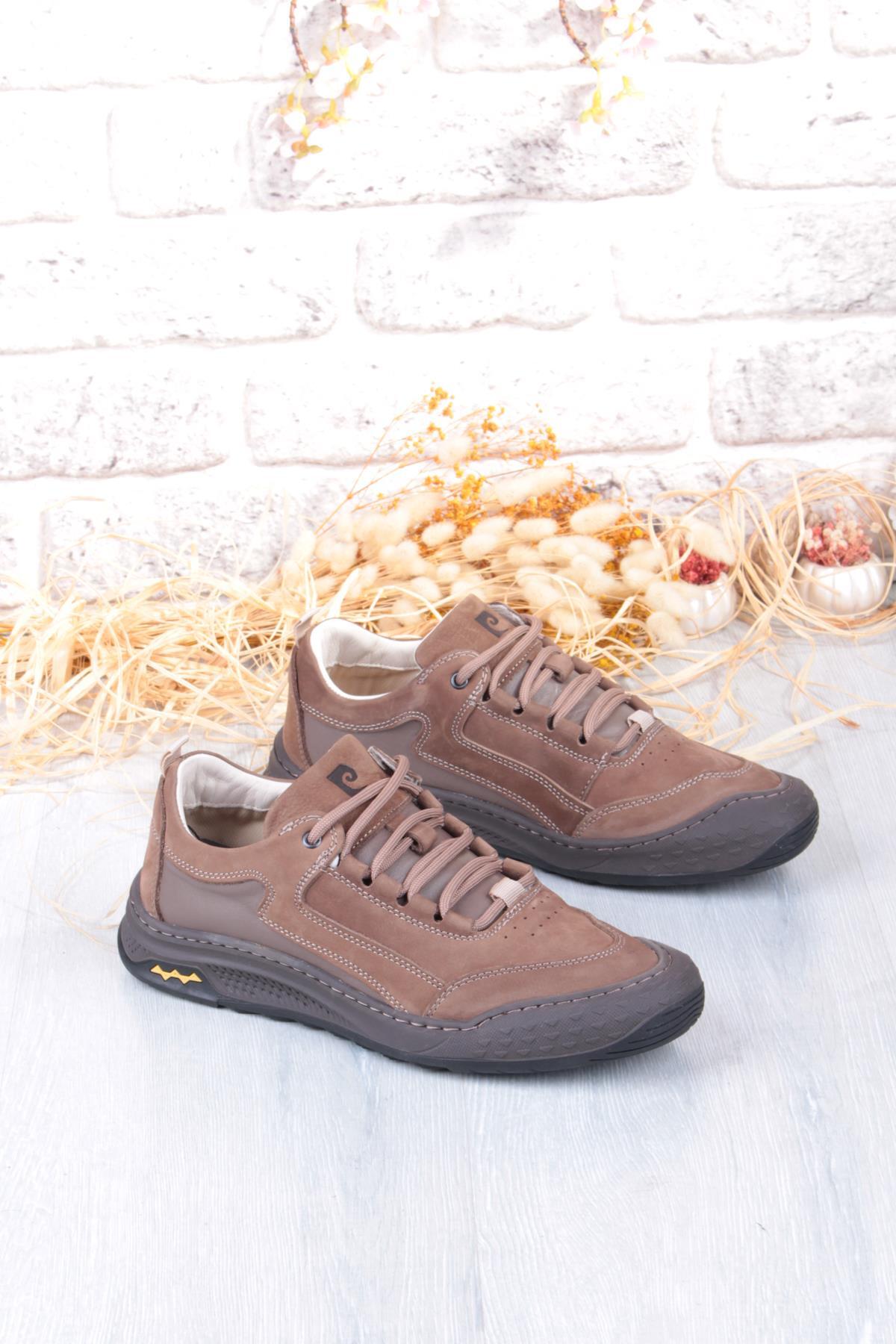 کفش اسنیکر مردانه طرح دار | پیر کاردین Pierre Cardin 25K-Pierre-Cardin-772522-Nubuk - تصویر 5