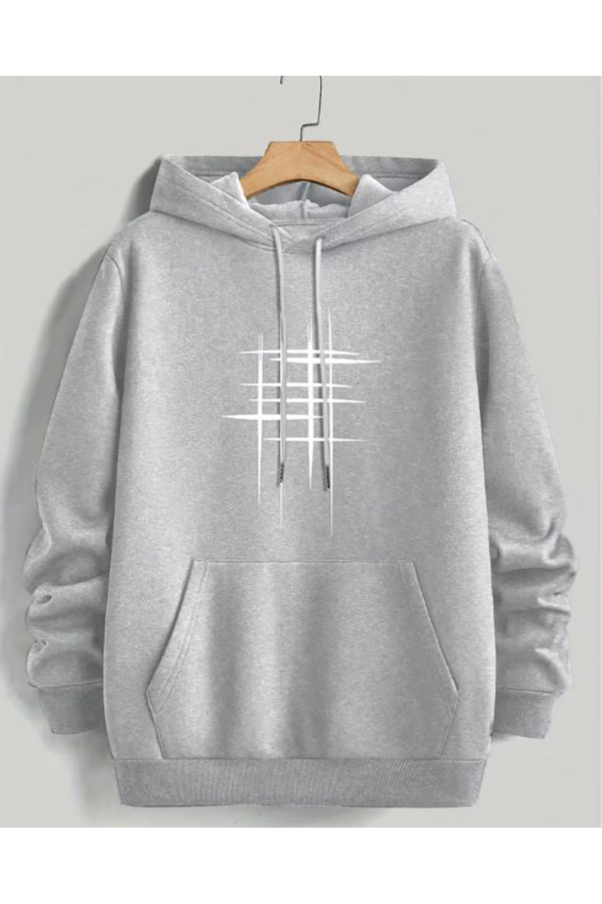 herkesemoda Світшот з капюшоном і принтом