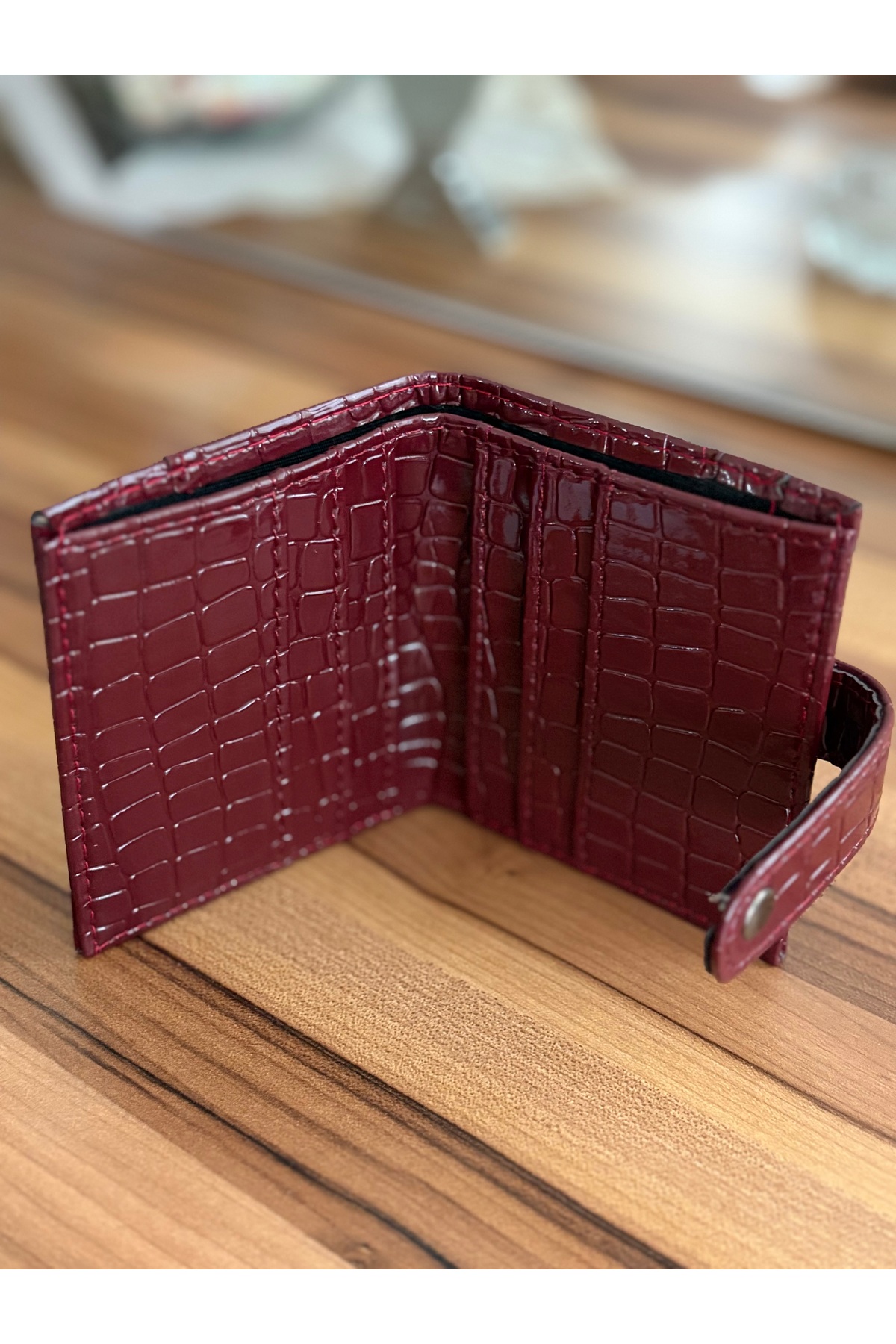 ALTUNAY Kadın Bordo Kartlık/Cüzdan görsel 3