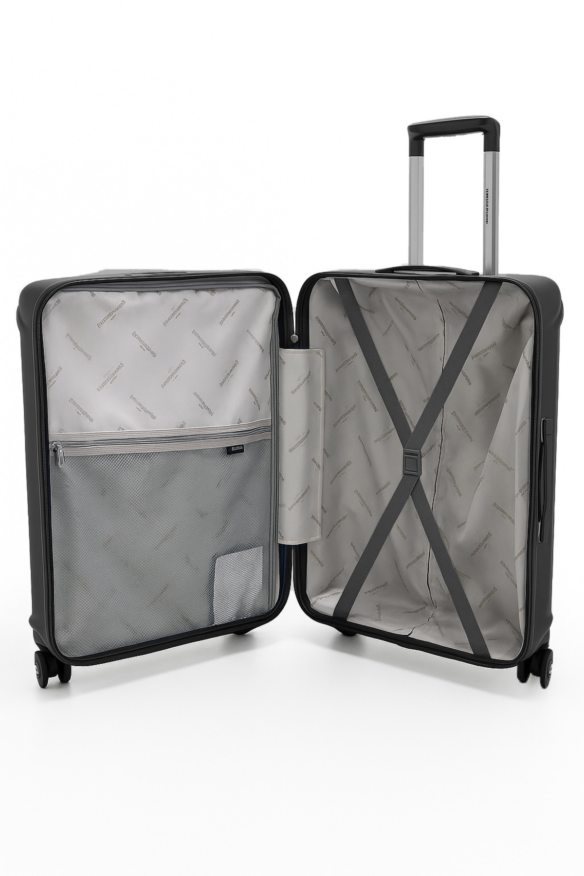 Pierre Cardin  Orta Ve Kabin Boy 2'li Set %100 Polipropilen Valiz Siyah 04PC7090 - Görsel 6