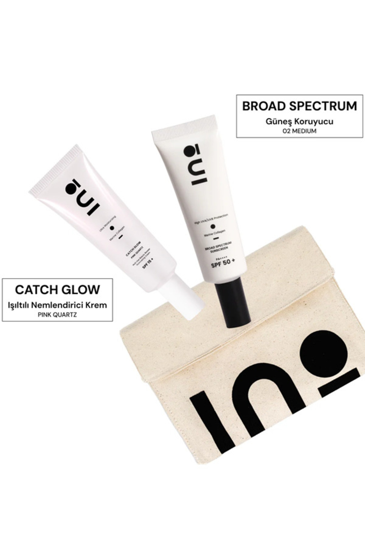 Catch Glow Pink Quartz Broad Spectrum SPF 50+ Sunscreen 00 Clear Set — INO0001 — تصویر 2 از 2