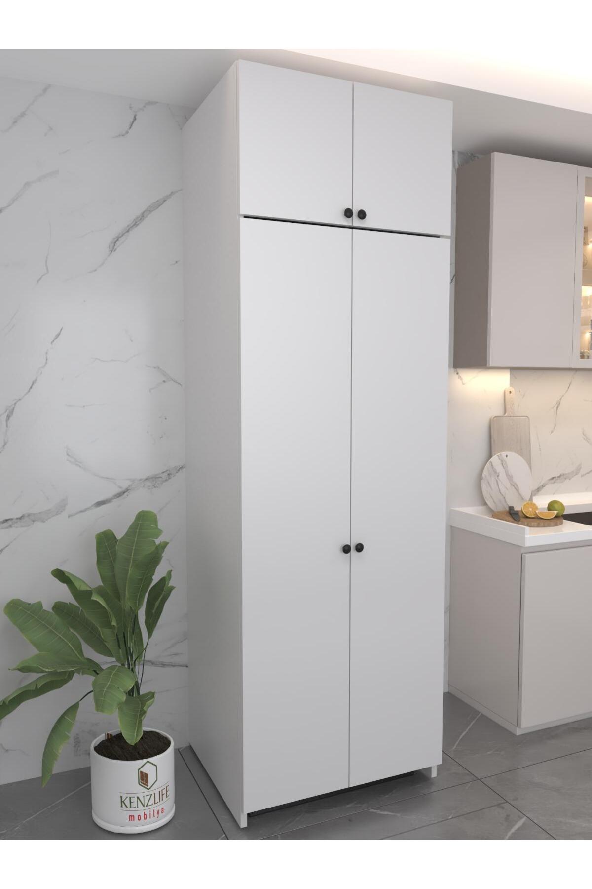 Kenzlife buzdolabı derin dondurucu dolabı modülü grönland beyaz