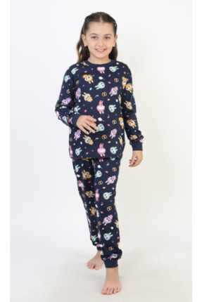 İsobel Kids İSOBEL KIZ ÇOCUK LABUBU DESEN %100PAMUKLU PİJAMA TAKIMI