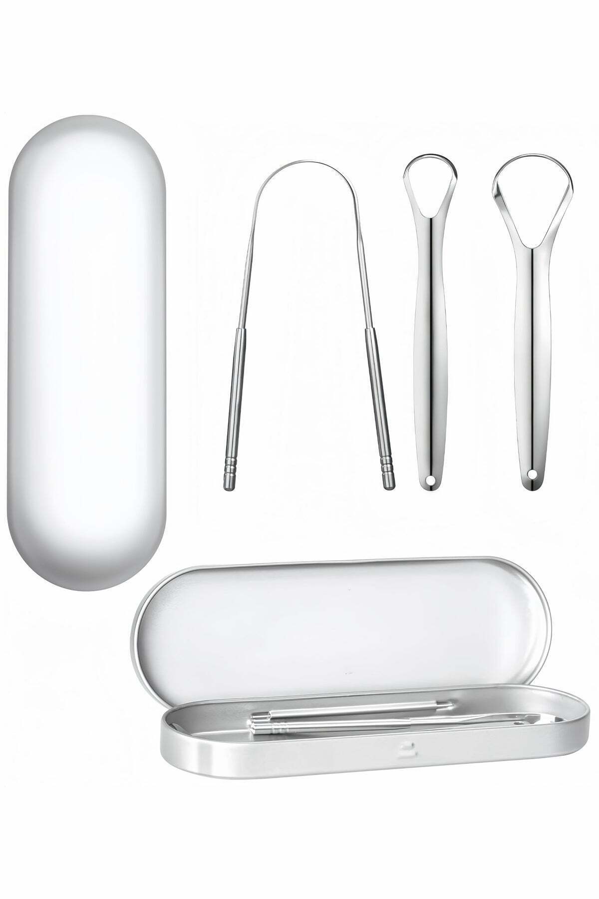 3 PCS Stainless Steel Tongue Scraper, Tongue Cleaner, ae0-tong,