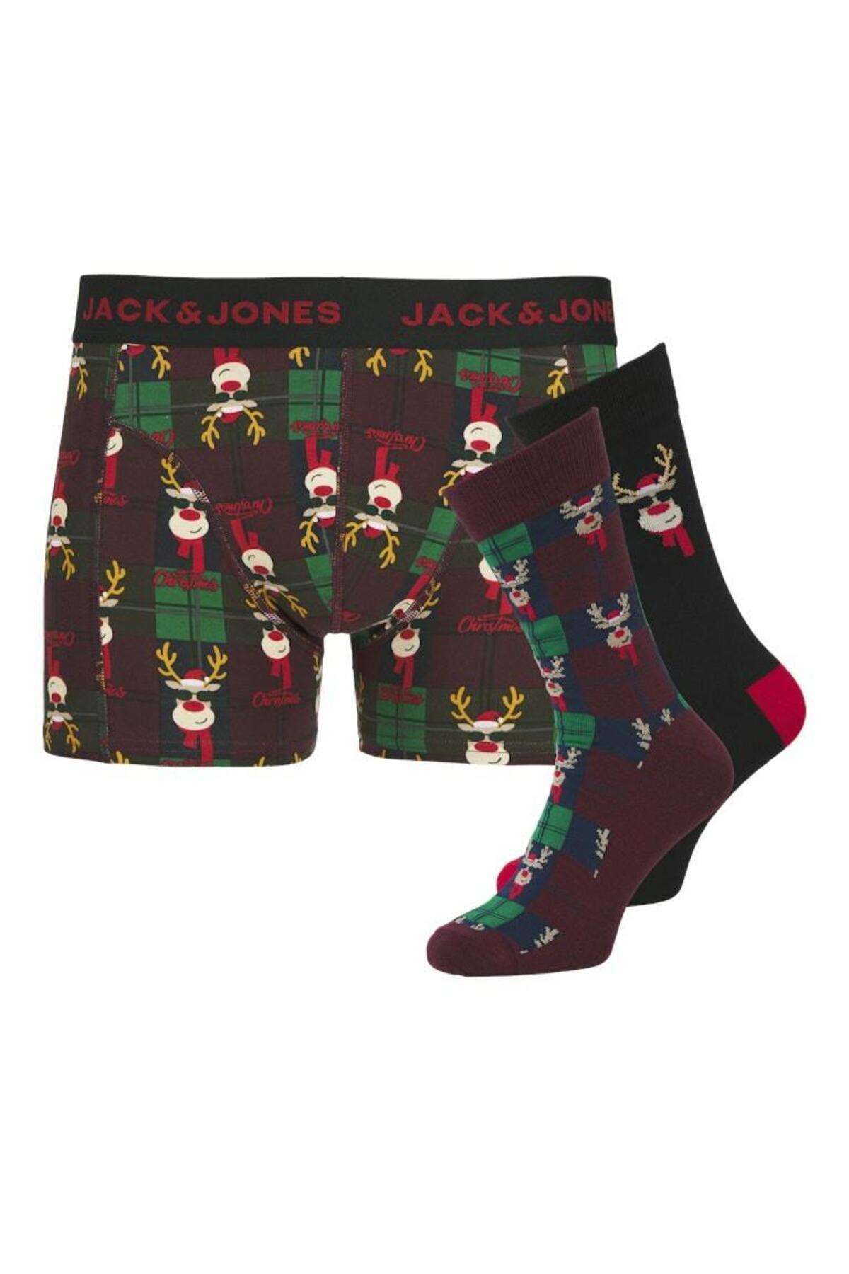 جوراب و شورت ورزشی جک جونز رودولف مدل 12285137 جک اند جونز باکسر Jack & Jones