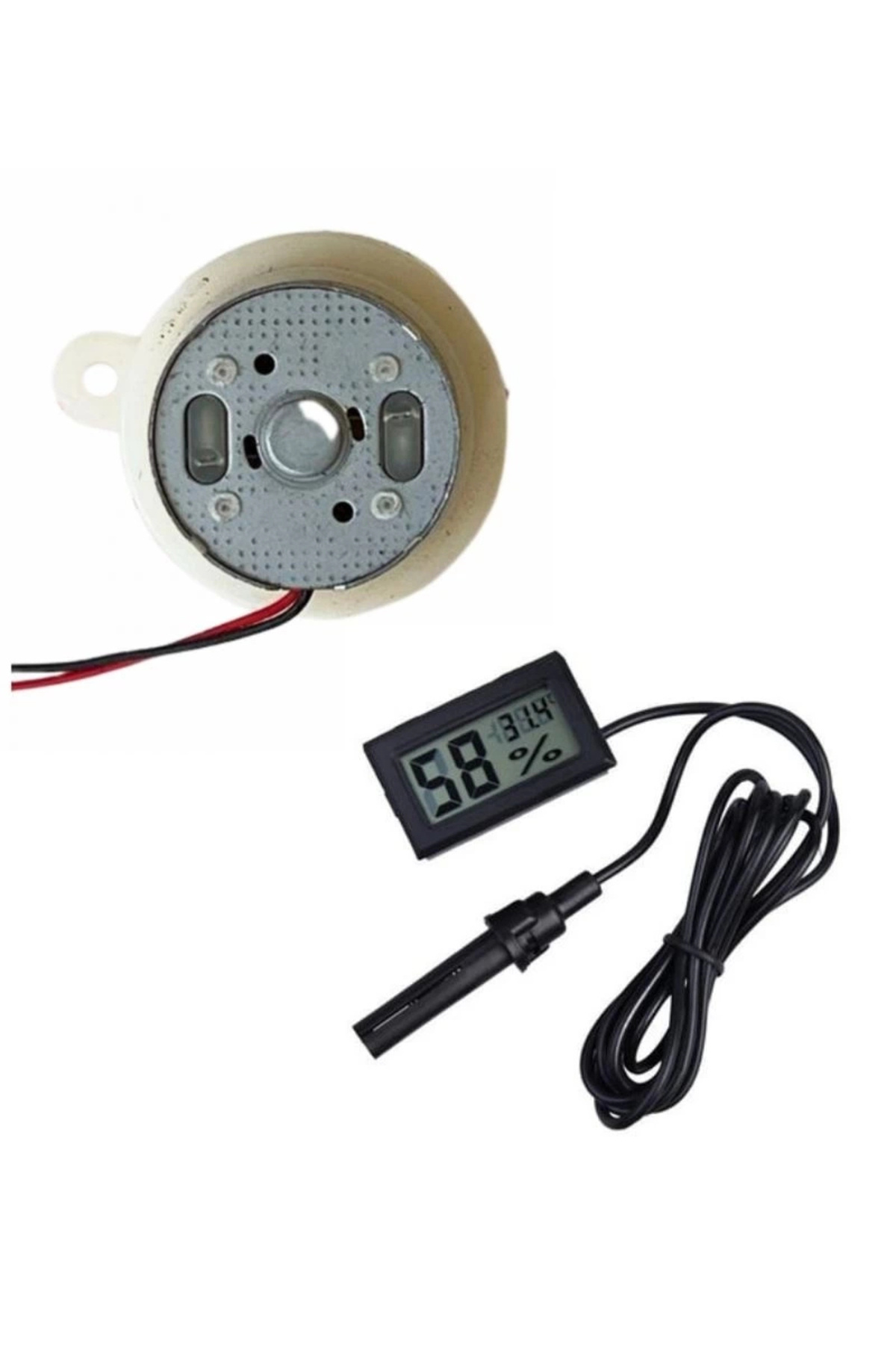 Epilons Kuluçka Makinesi Mini Viyol Çevirme Motoru 12 Volt Ve Nem Ölçer