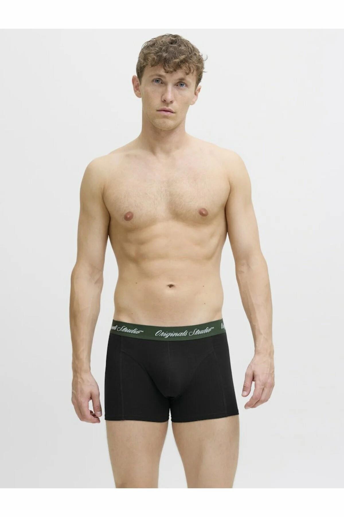 باکسر مردانه راسته فاق نرمال | جک اند جونز Jack & Jones 12287141 - تصویر 3