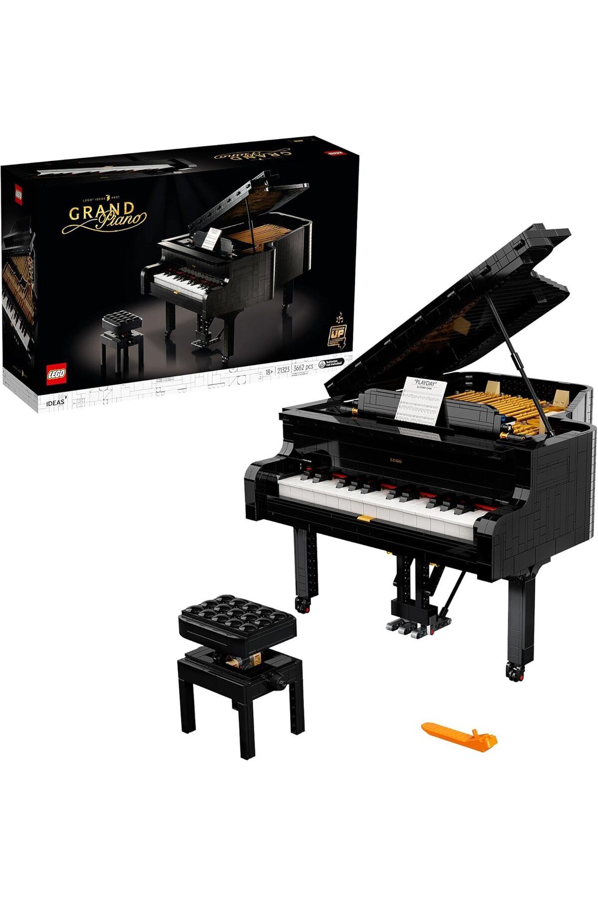 LEGO ® Ideas Grand Piano 21323 Build-Your-Own Piano Building Kit (3,662 Pieces)