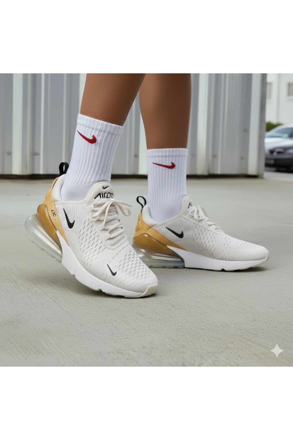 Air Max 270 Kadın Spor Ayakkabı ( SPORTİKS ) DAR KALIPTIR ... — کرم ah8050-002