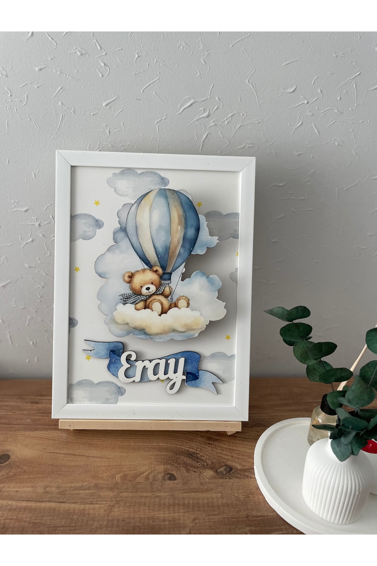 KRVTASARIM Bebek odası çerçeve kapı süsü fotoğrafı 2 (önizleme)