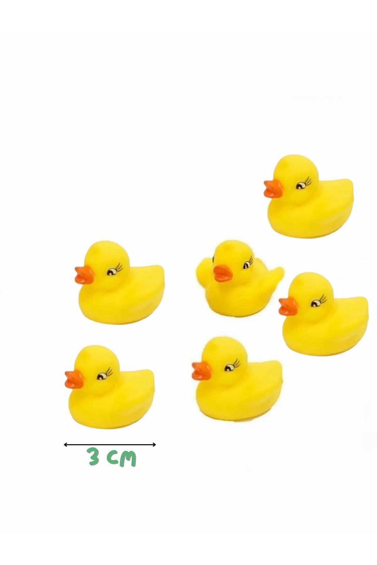 Oyuncakcı&Burada Vinil 6 Adet Sesli Mini Yavru Ördek Banyo Oyuncağı Seti 5 Cm fotoğrafı 2 (önizleme)