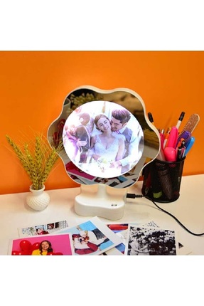 Sevilla Kişiye Özel Dekoratif Sihirli Papatya Sihirli Makyaj Aynası-Fotoğraf ...