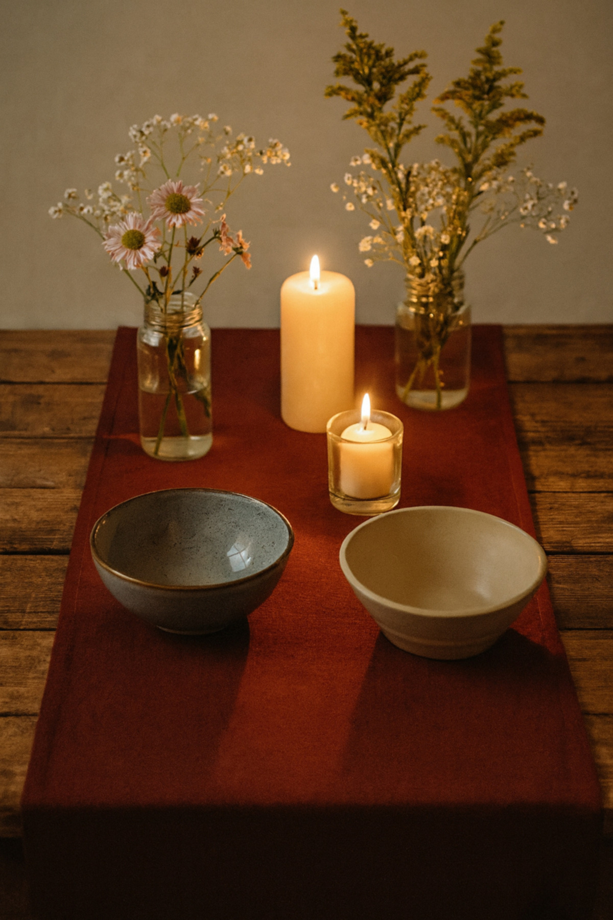 YUNUSOĞLU HOME Yılbaşı Konseptli Bordo Şık Masa Runnerı 50x150 cm – Modern ve Zarif Masa Örtüsü Runner