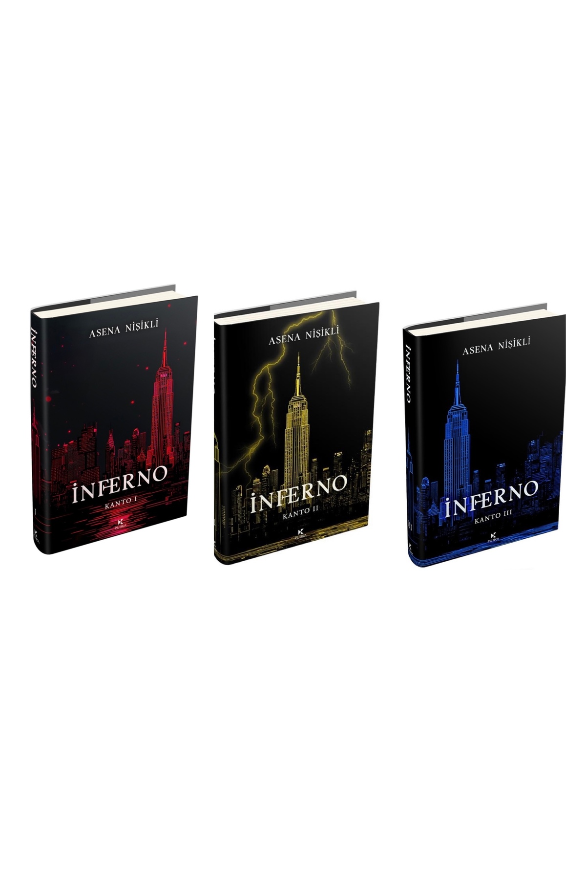 Pukka yayınları İNFERNO 1-2-3 CİLTLİ—ASENA NİŞİKLİ - Fiyatı, Yorumları