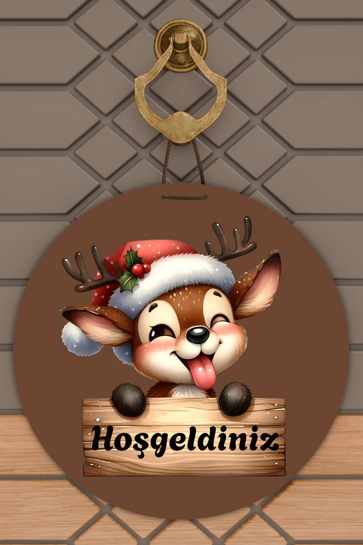 High Quality Digital Printing, New Year, Merry Christmas, New Year themed Door ornament, Wall Ornament