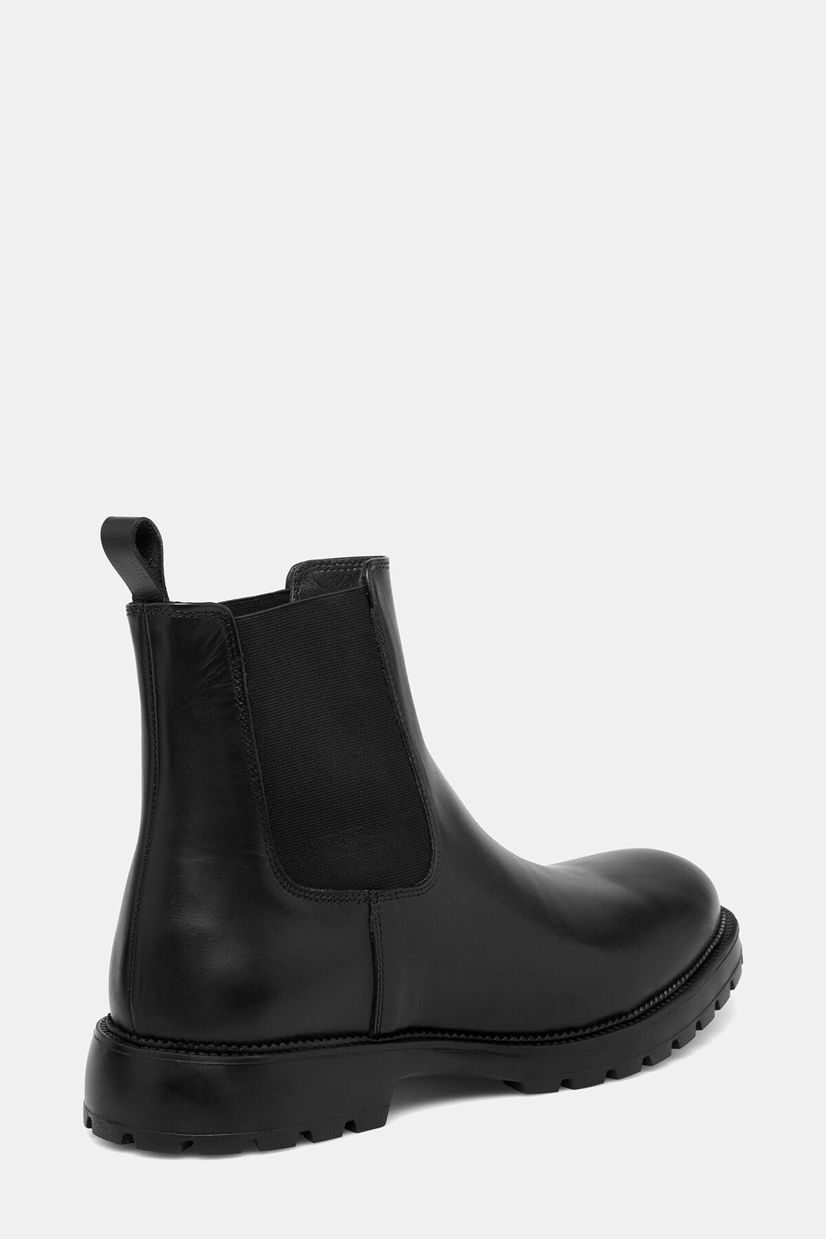 W Collection Siyah Deri Bot görsel 4