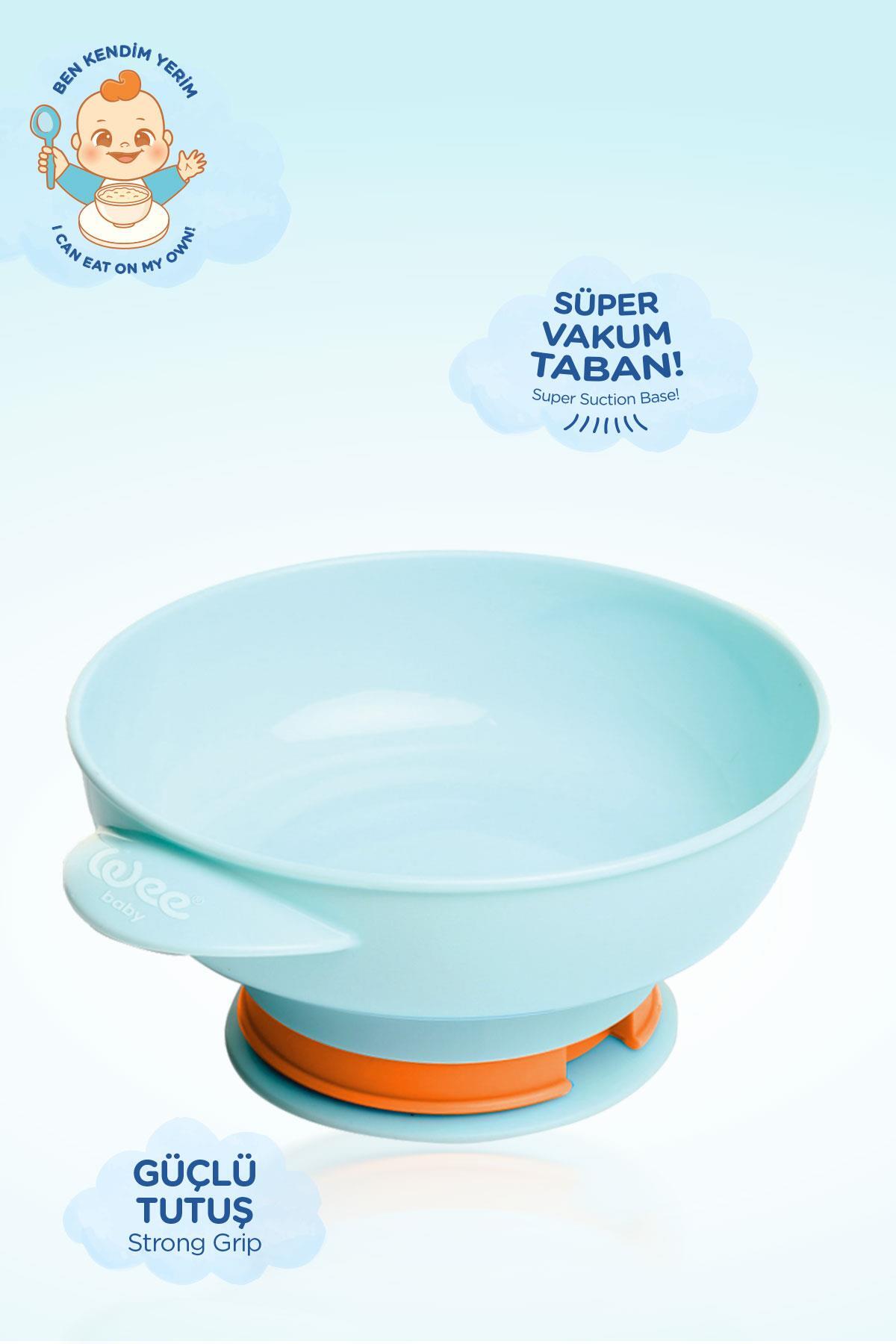 Wee Baby Süper Vakumlu Tabak ve Çelik Kaşık Çatal Seti Erkek fotoğrafı 3 (önizleme)