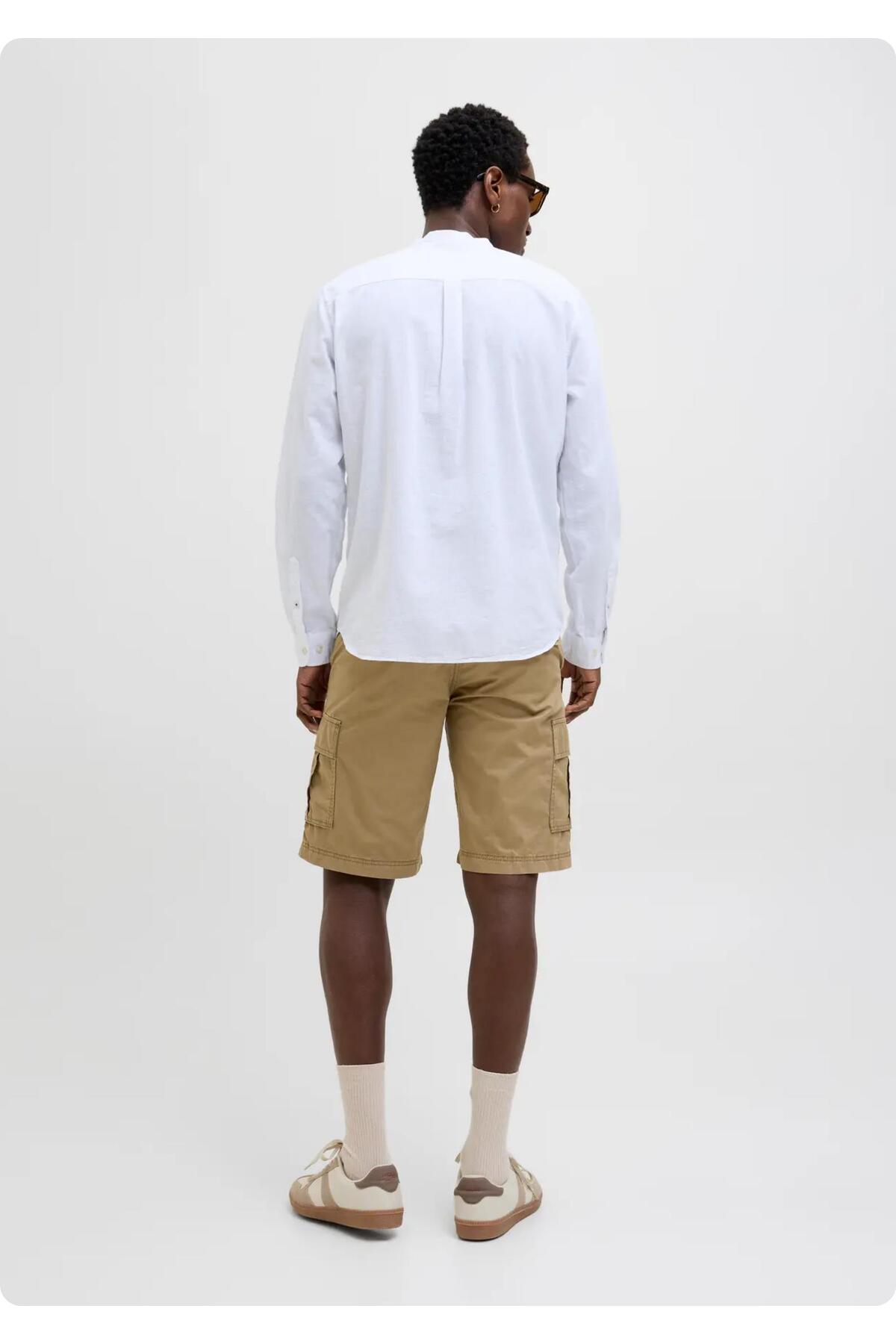 شلوارک مردانه راسته فاق نرمال | جک اند جونز Jack & Jones 5YESHBS36733 - تصویر 3