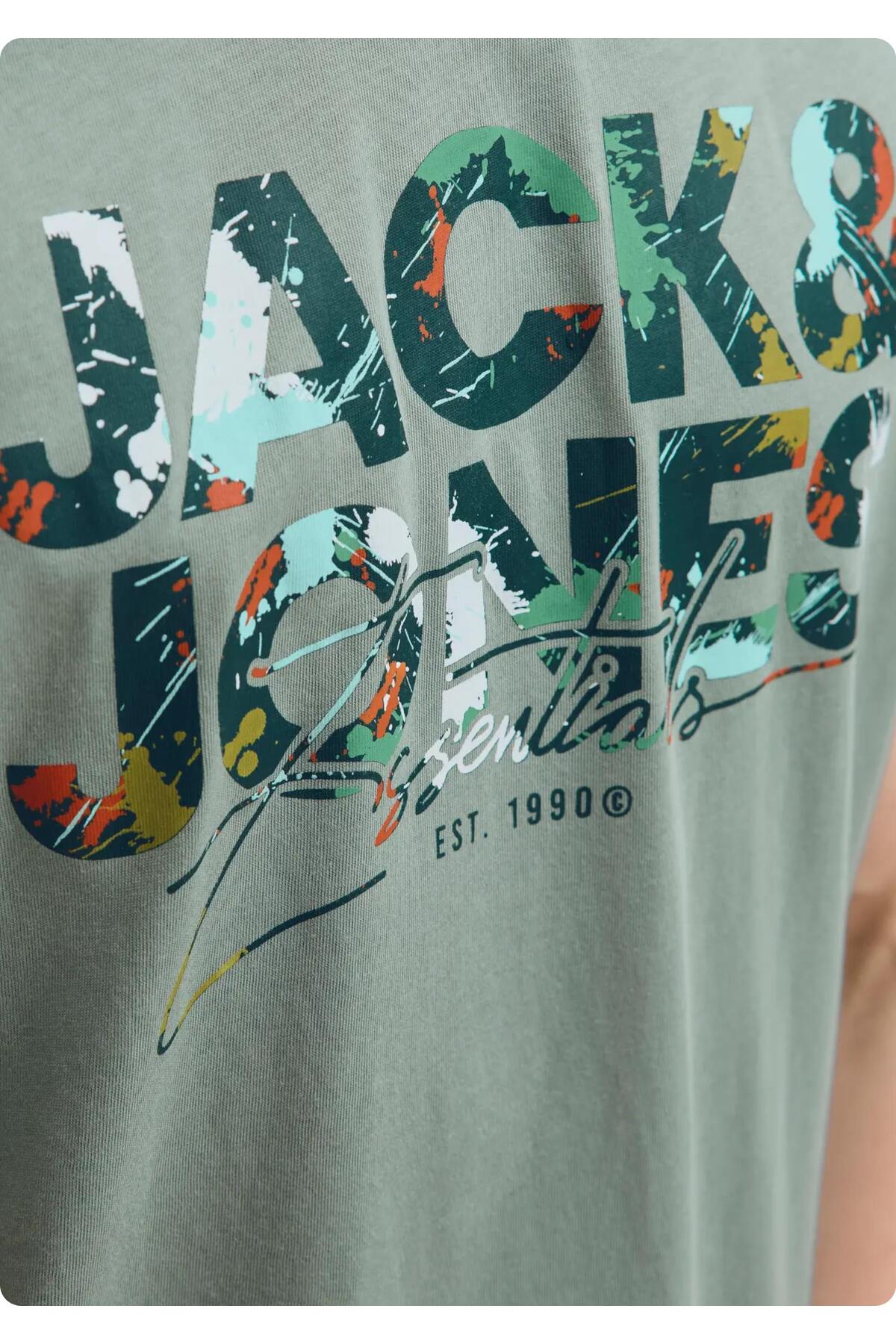تیشرت مردانه طرح دار آستین کوتاه | جک اند جونز Jack & Jones 6YETSBS37319 - تصویر 5