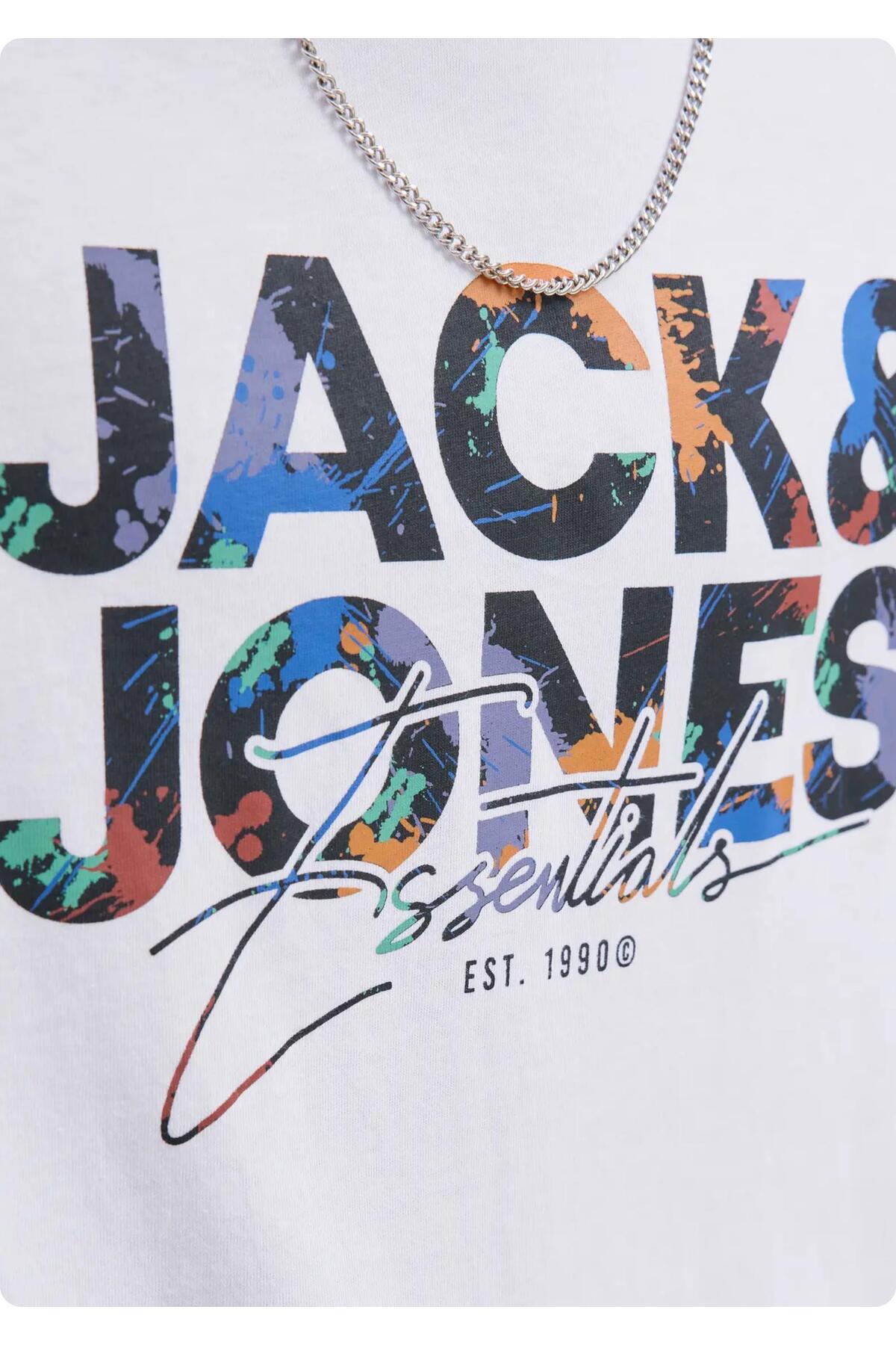 تیشرت مردانه طرح دار آستین کوتاه | جک اند جونز Jack & Jones 6YETSBS37319 - تصویر 5