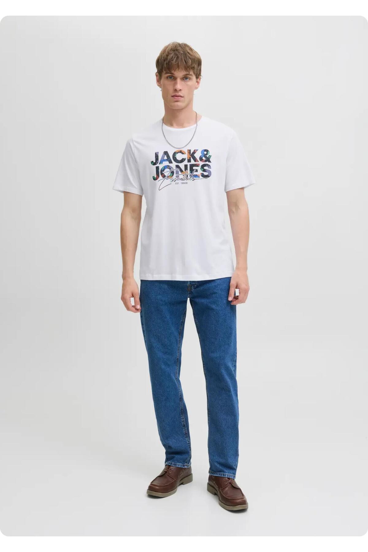 تیشرت مردانه طرح دار آستین کوتاه | جک اند جونز Jack & Jones 6YETSBS37319 - تصویر 4