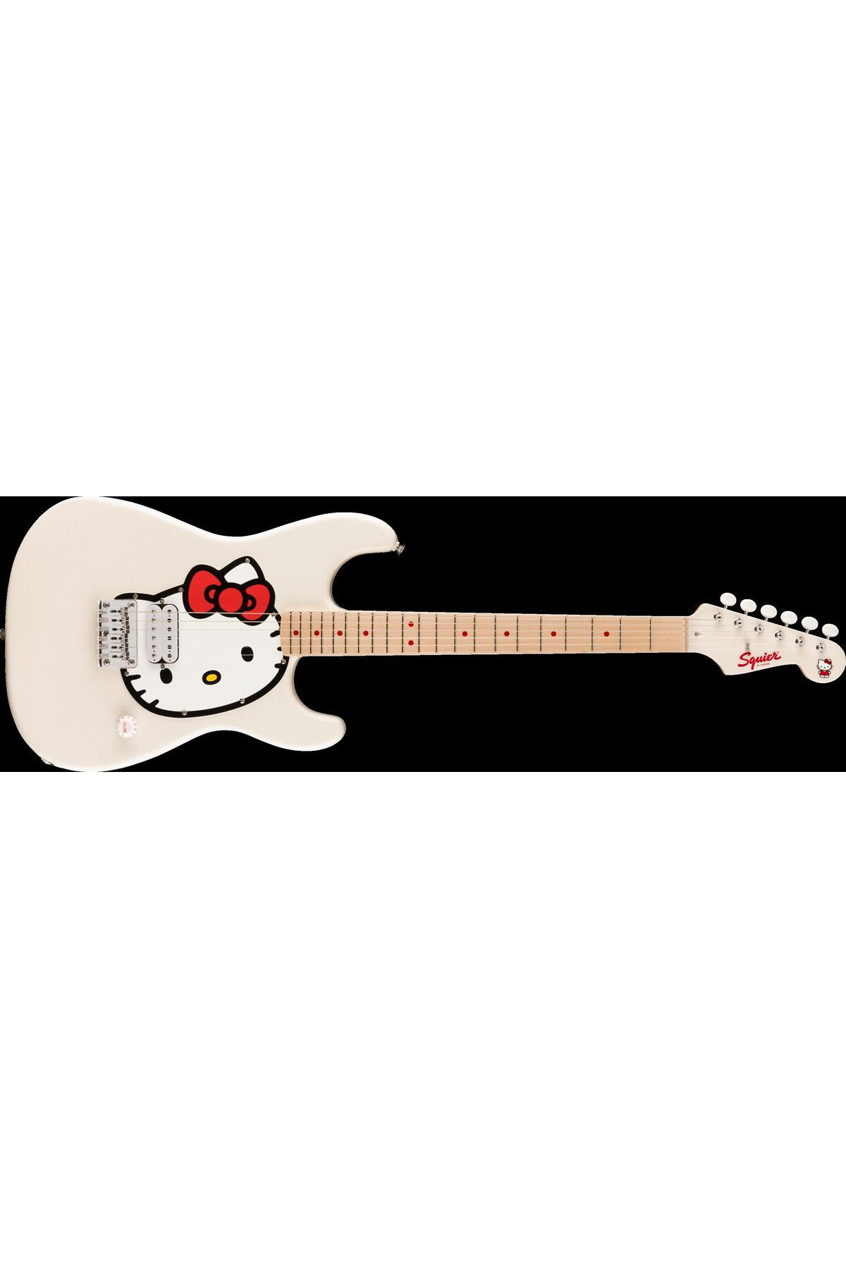 FENDER x Hello Kitty White Stratocaster w/Bag Elektro Gitar