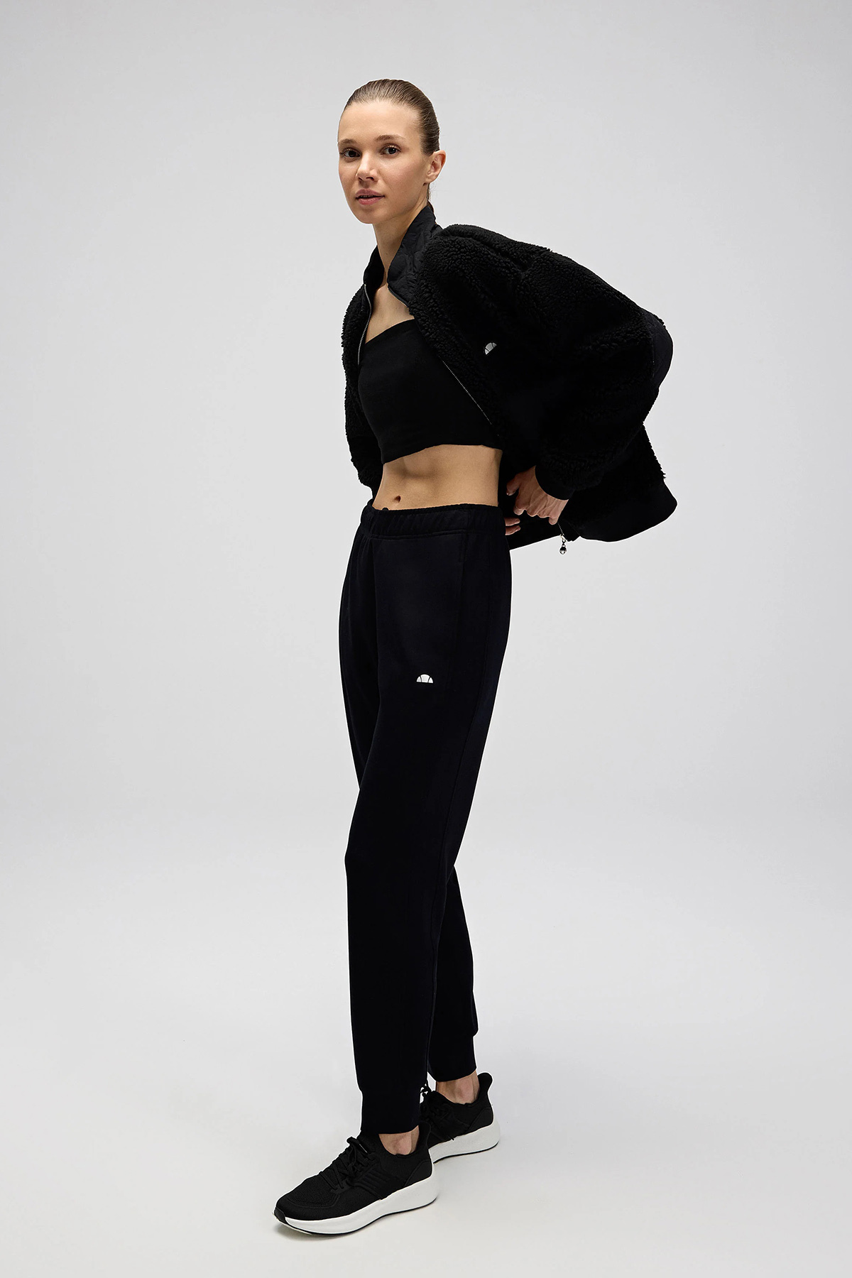 Ellesse Logolu Regular Fit Dik Yaka Polar Mont MONT EF525 görsel 4