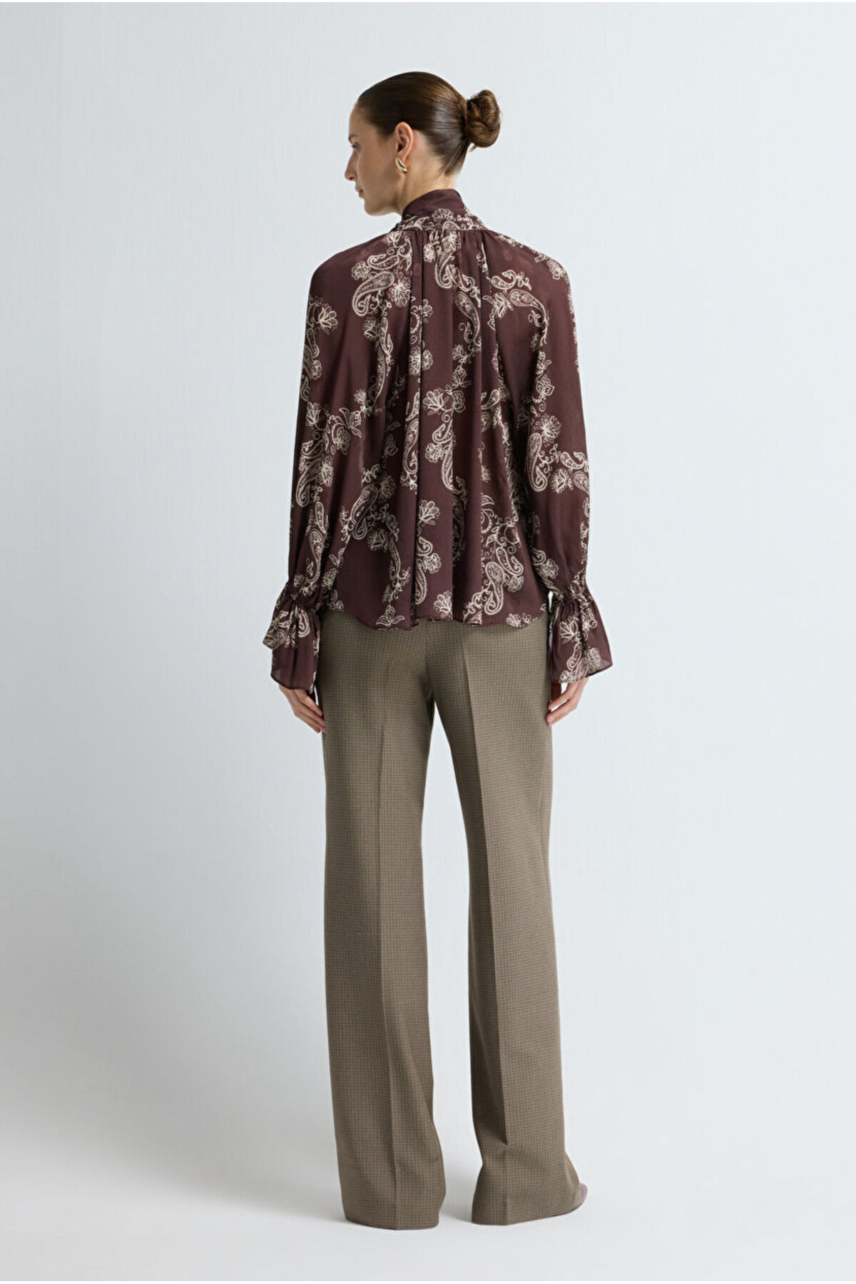 adL  Bağlamalı Gömlek - Görsel 5