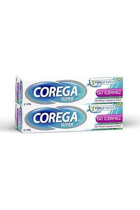 SanalAMCA Store Corega Tat İçermez Yapıştırıcı Krem 40G X 2 Adet