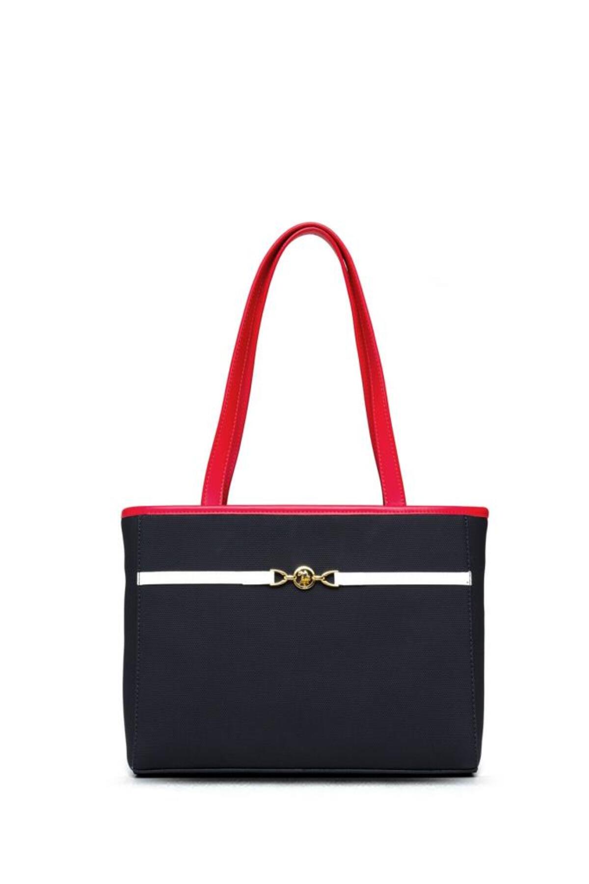 یو اس پولو کیف زنانه کراس بادی سرمه‌ای-سفید-قرمز US25233