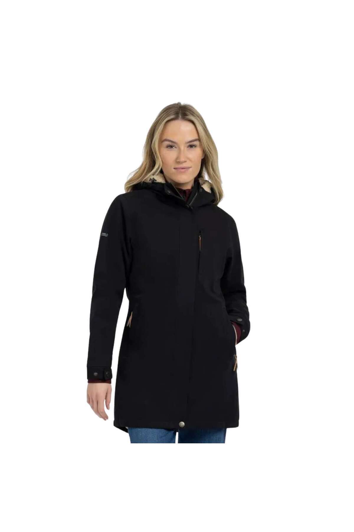 Trespass Risha Tp50 Kadın Siyah Outdoor Ceketi KADIN OUTDOOR