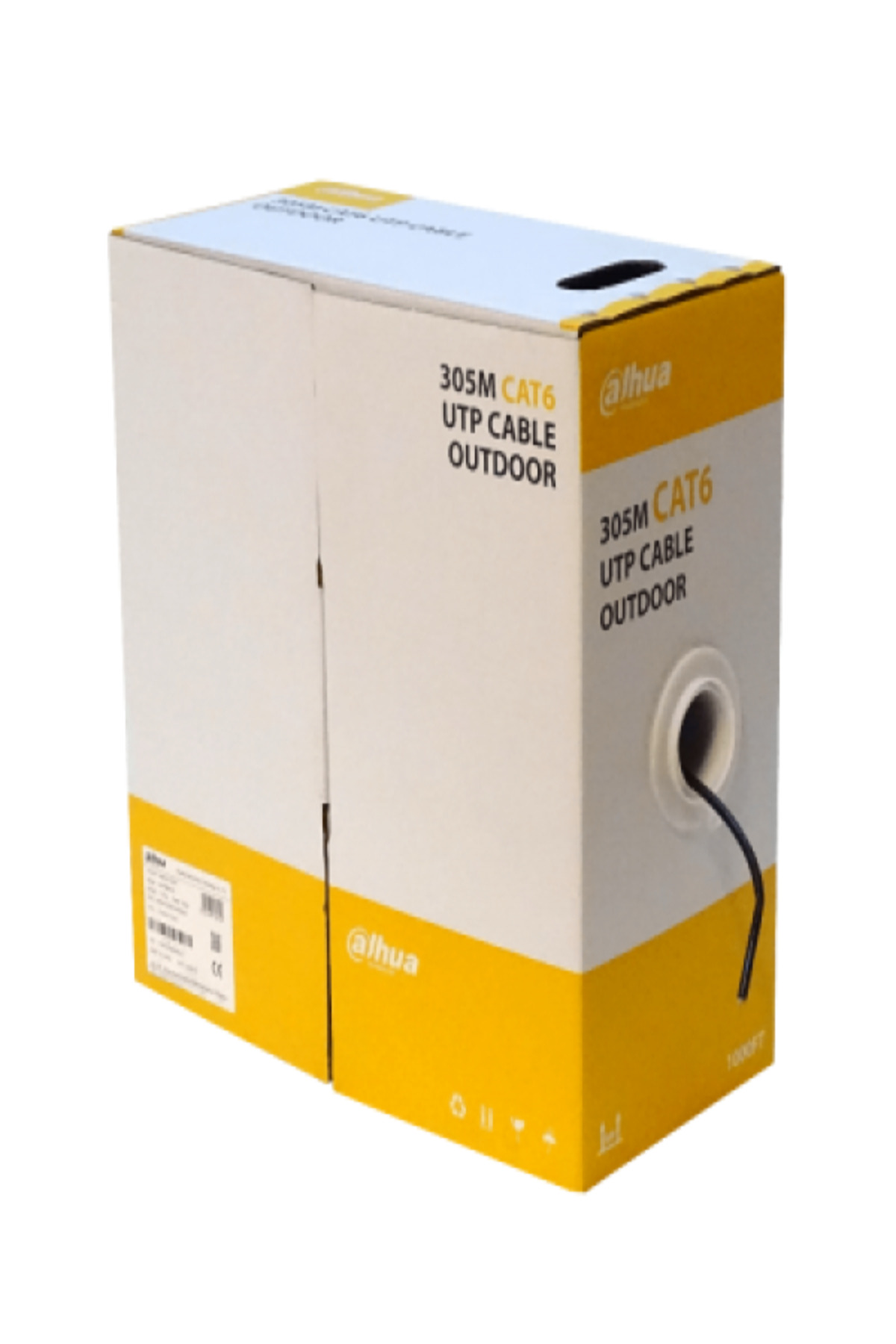 Dahua DH-PFM922-6UN CAT6 UTP OUTDOOR DIŞ MEKAN SİYAH 305Mt