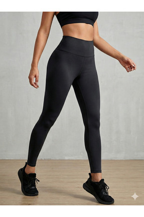 batu tekstil Şardonlu Yüksek Bel Toparlayıcı Tayt