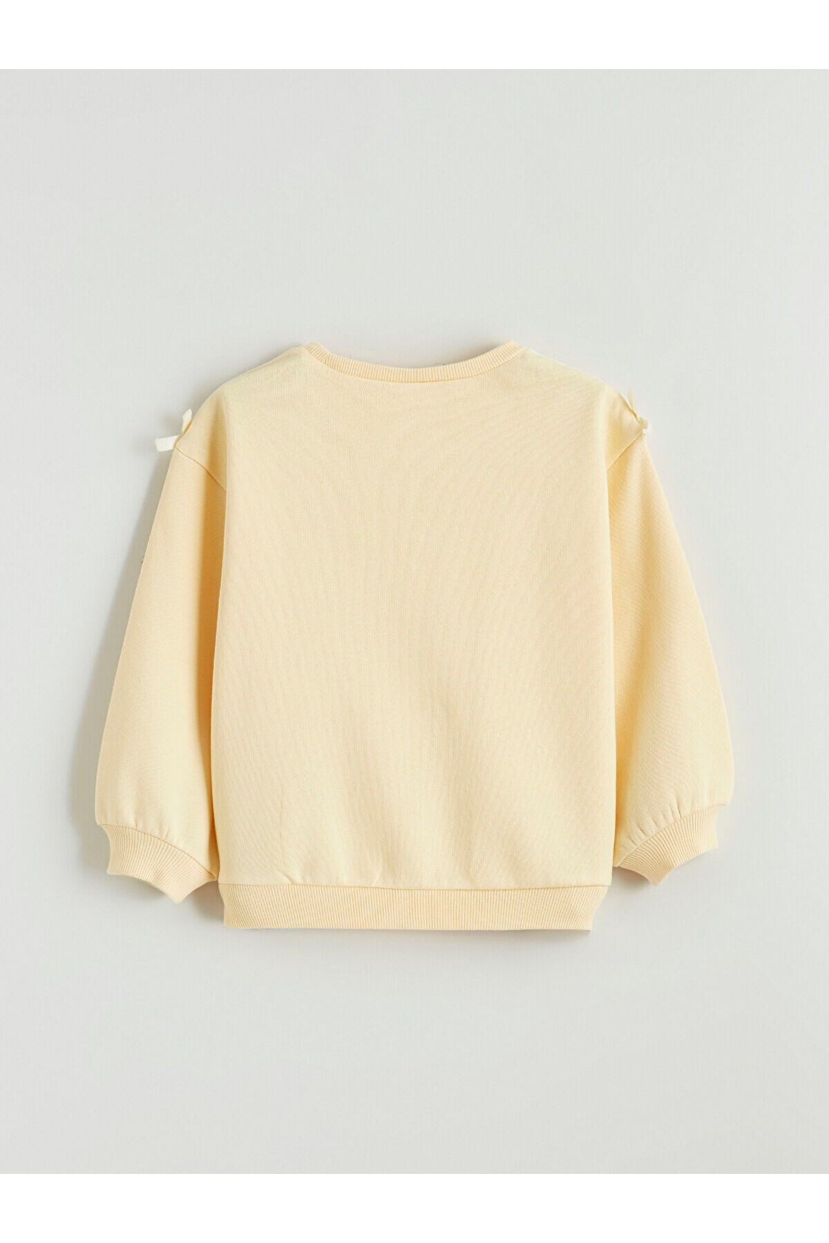 LC Waikiki Nevaa Collection Sarı Baskılı Kız Çocuk Sweatshirt ve Pantolon 2'li fotoğrafı 4 (önizleme)