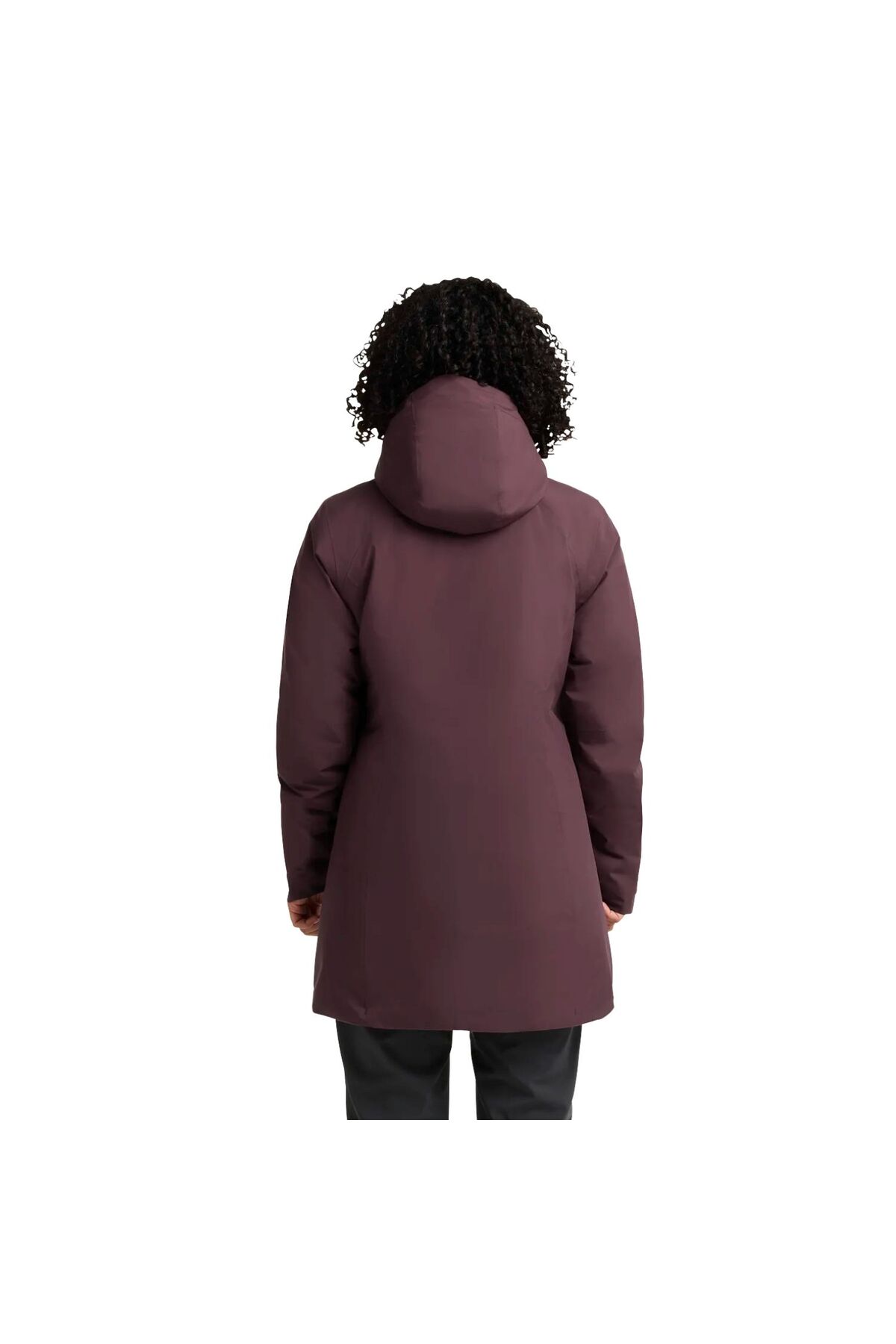 Jack Wolfskin Heidelstein Ins Kadın Mor Outdoor Ceketi KADIN OUTDOOR CEKETİ görsel 6