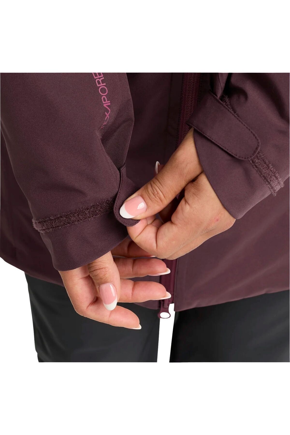 Jack Wolfskin Heidelstein Ins Kadın Mor Outdoor Ceketi KADIN OUTDOOR CEKETİ görsel 3