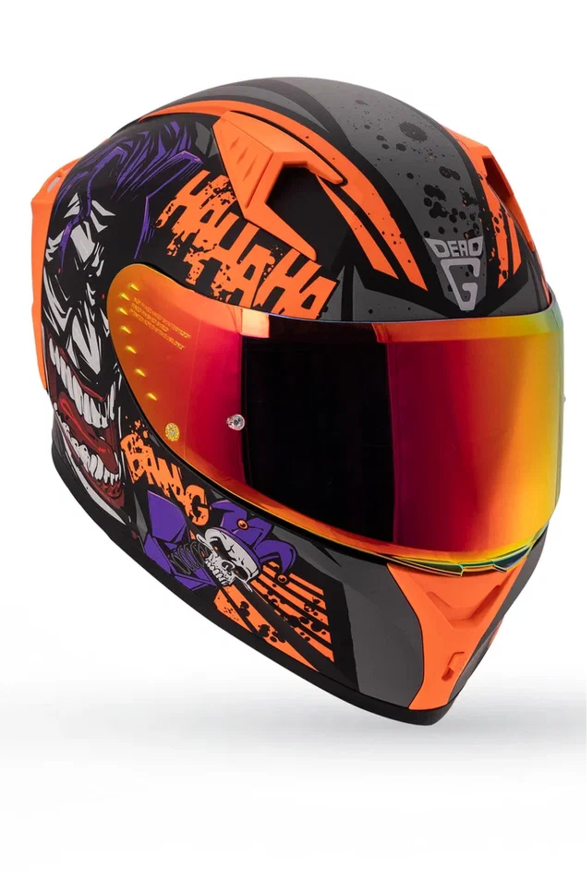 DeadG Spectre Surprise Turuncu Kask (Turuncu Spoiler)