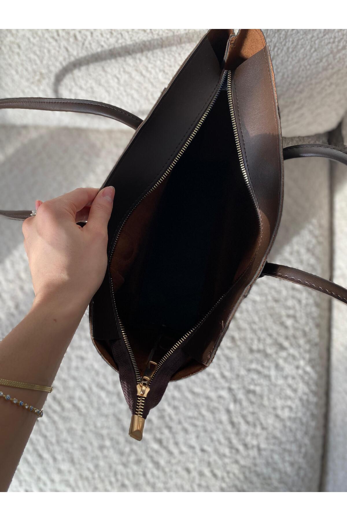 ÇANTA Cat Bag Acı Kahve Büyük görsel 6