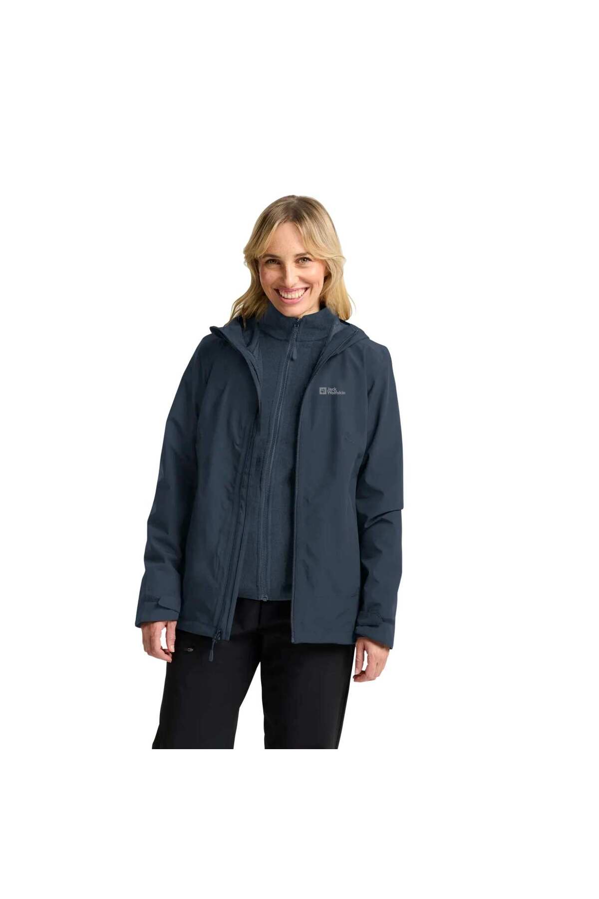 Jack Wolfskin Moonrise 3in1 Kadın Outdoor Ceketi KADIN OUTDOOR CEKETİ 1115621-C0412 görsel 2