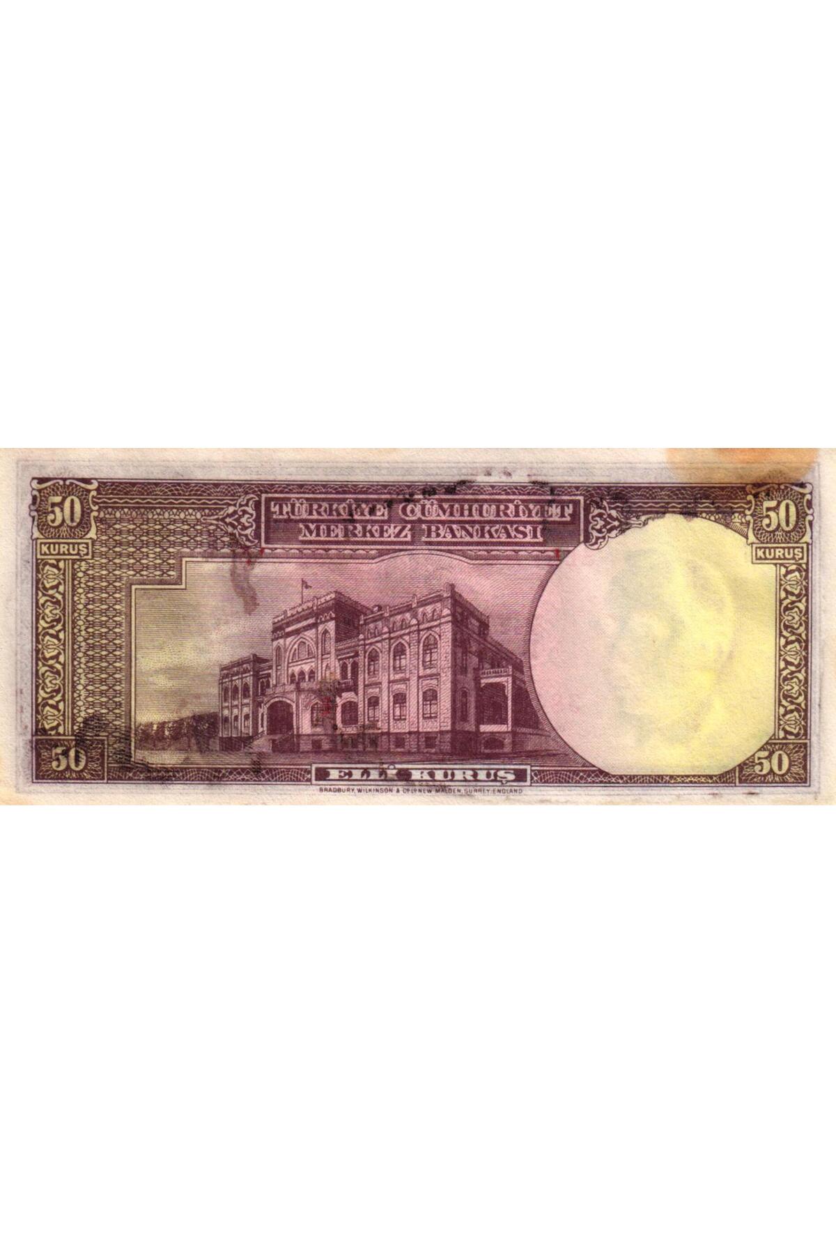 emir koleksiyon coin & paper collection 2.emisyon Batan Gemi 50 Kuruş T.c.  Kağıt Para Çil (Unc) Koleksiyon Para - Fiyatı, Yorumları