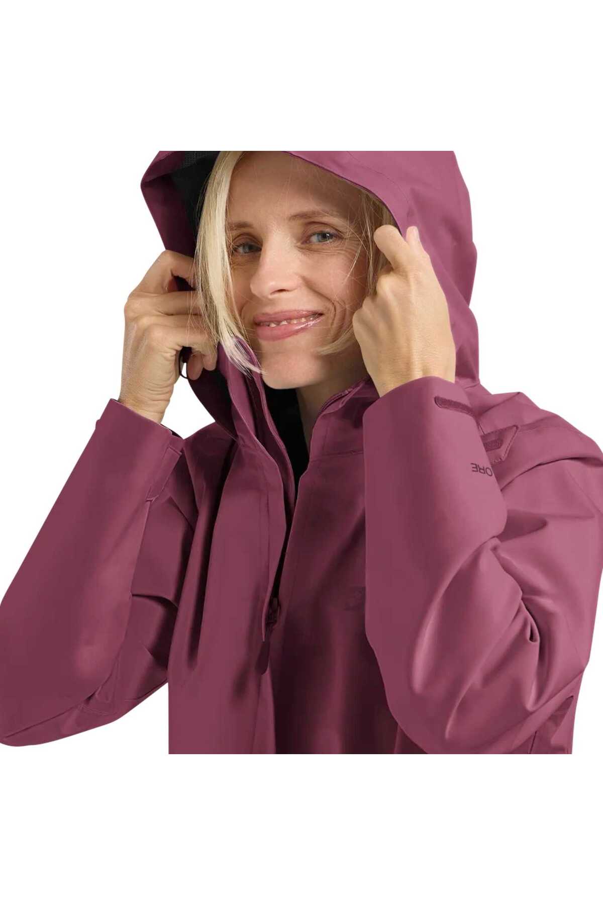 Jack Wolfskin Trailtime 2L Kadın Pembe Outdoor Ceketi KADIN OUTDOOR CEKETİ A63902 görsel 6