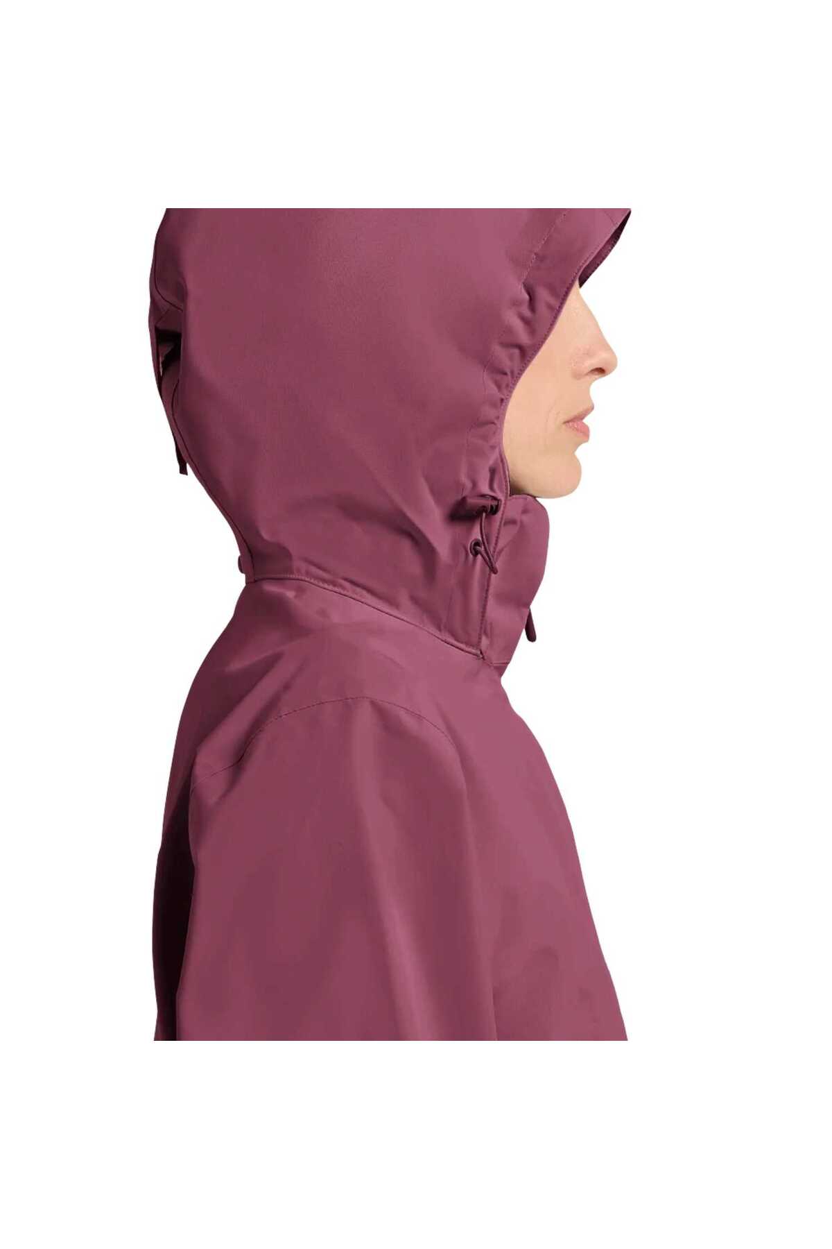 Jack Wolfskin Trailtime 2L Kadın Pembe Outdoor Ceketi KADIN OUTDOOR CEKETİ A63902 görsel 3