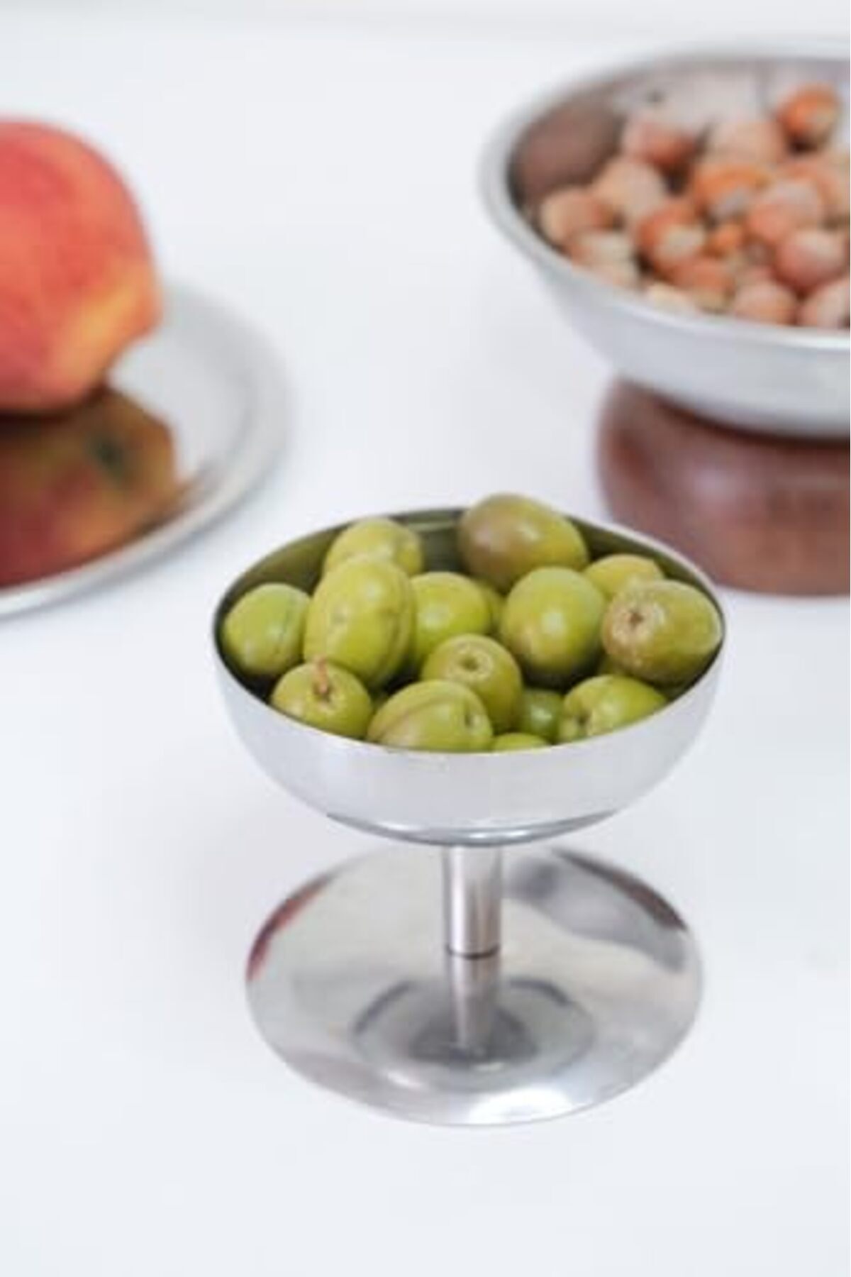 STOREMAX modashine & Metal Yüksek Ayaklı 8 Cm Dondurma Tatlı Çerez Kahvaltılık Sunum Kase polymix 1171935