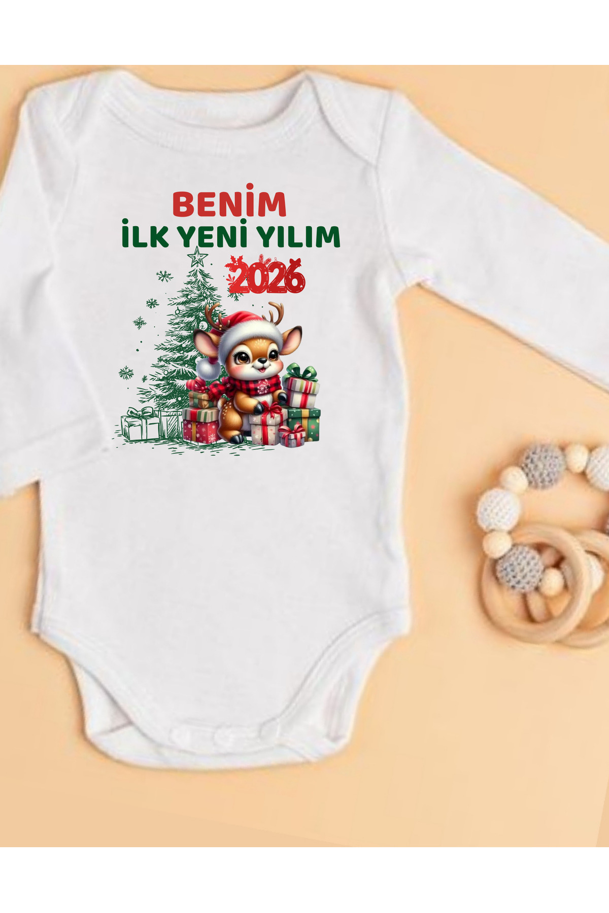 lupi Bebek zıbın yeni yıl temalı yılbaşı kostümü